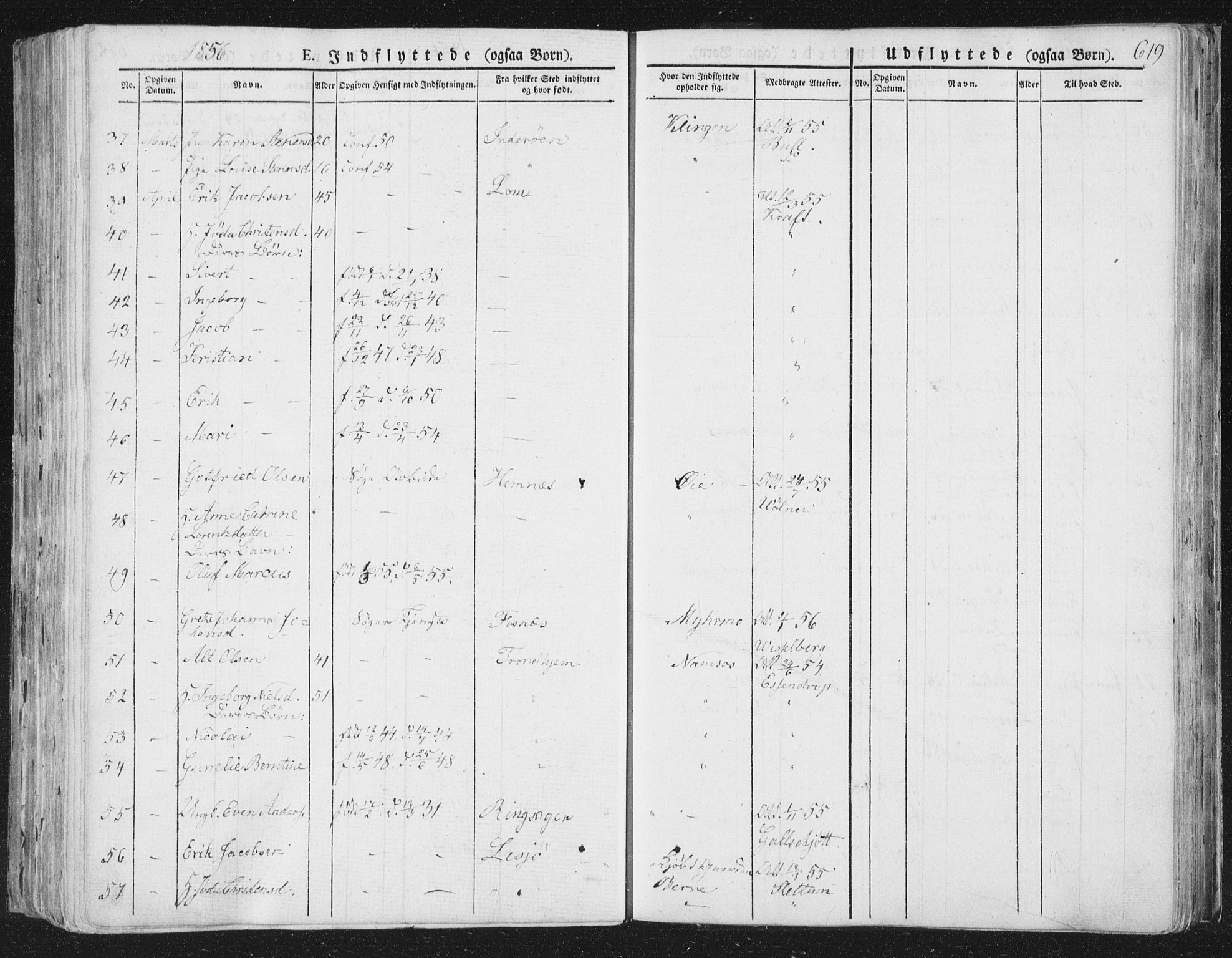 Ministerialprotokoller, klokkerbøker og fødselsregistre - Nord-Trøndelag, AV/SAT-A-1458/764/L0552: Parish register (official) no. 764A07b, 1824-1865, p. 619