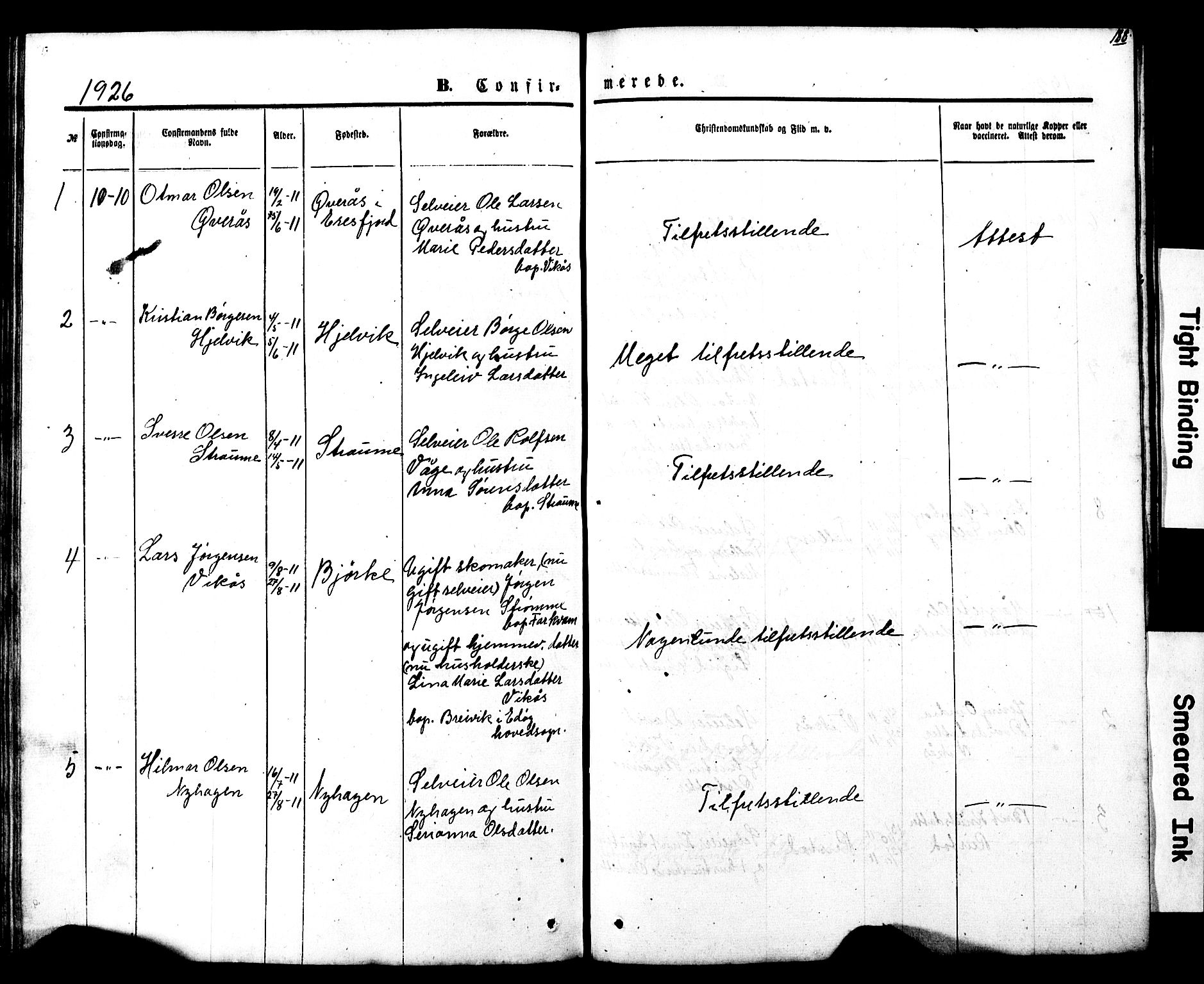 Ministerialprotokoller, klokkerbøker og fødselsregistre - Møre og Romsdal, SAT/A-1454/550/L0618: Parish register (copy) no. 550C01, 1870-1927, p. 188