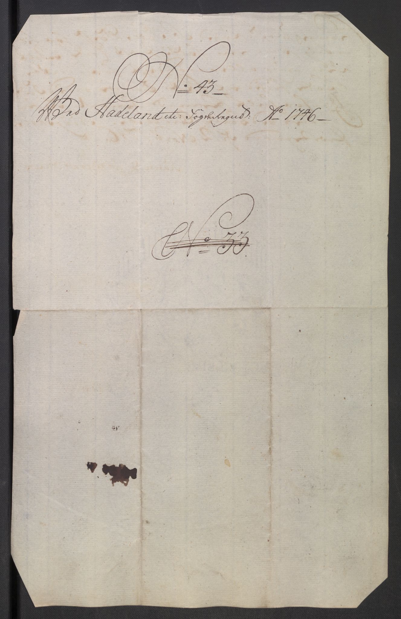 Rentekammeret inntil 1814, Reviderte regnskaper, Fogderegnskap, RA/EA-4092/R18/L1345: Fogderegnskap Hadeland, Toten og Valdres, 1745-1746, p. 485