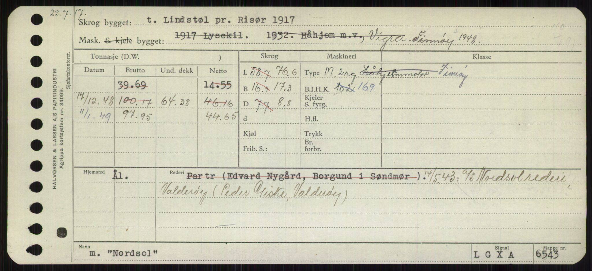 Sjøfartsdirektoratet med forløpere, Skipsmålingen, AV/RA-S-1627/H/Hb/L0003: Fartøy, I-N, p. 433