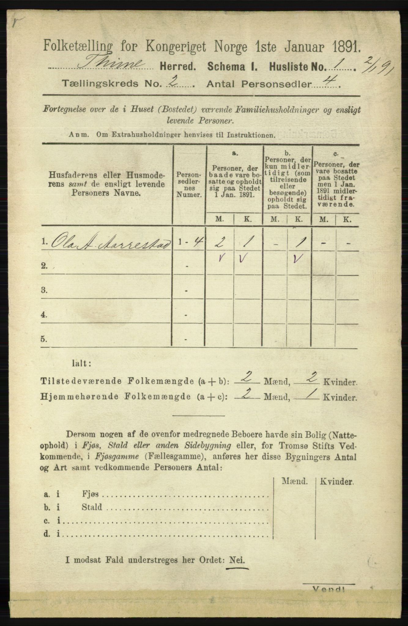 RA, 1891 census for 1121 Time, 1891, p. 620