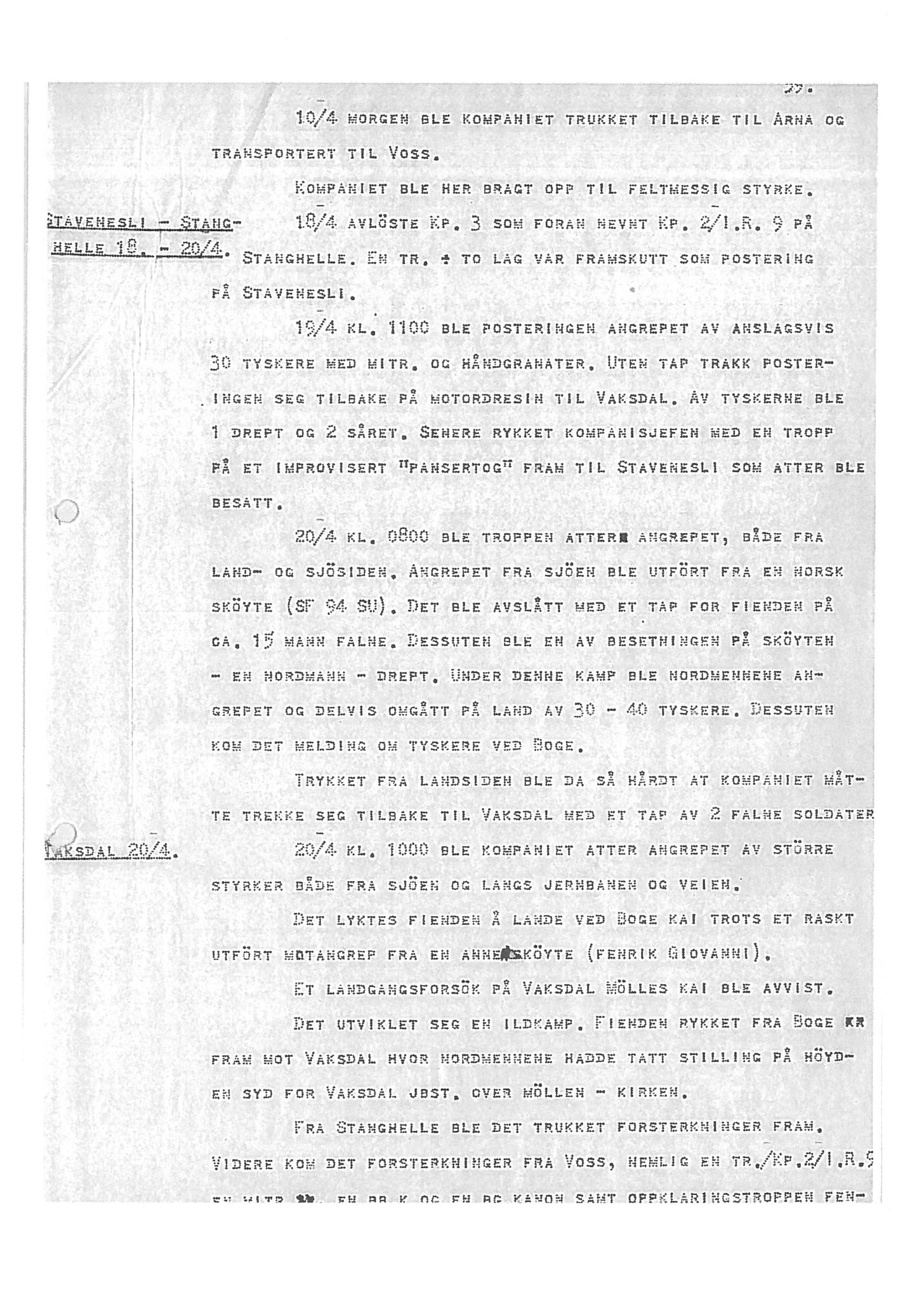 Oberst Sverre Blom - manuskript til krigshistorie, SAB/-/F/L0001: Manuskript "Krigens historie - operasjonene til lands på Vestlandet 1940" av oberst Sverre Blom, 1940, p. 59
