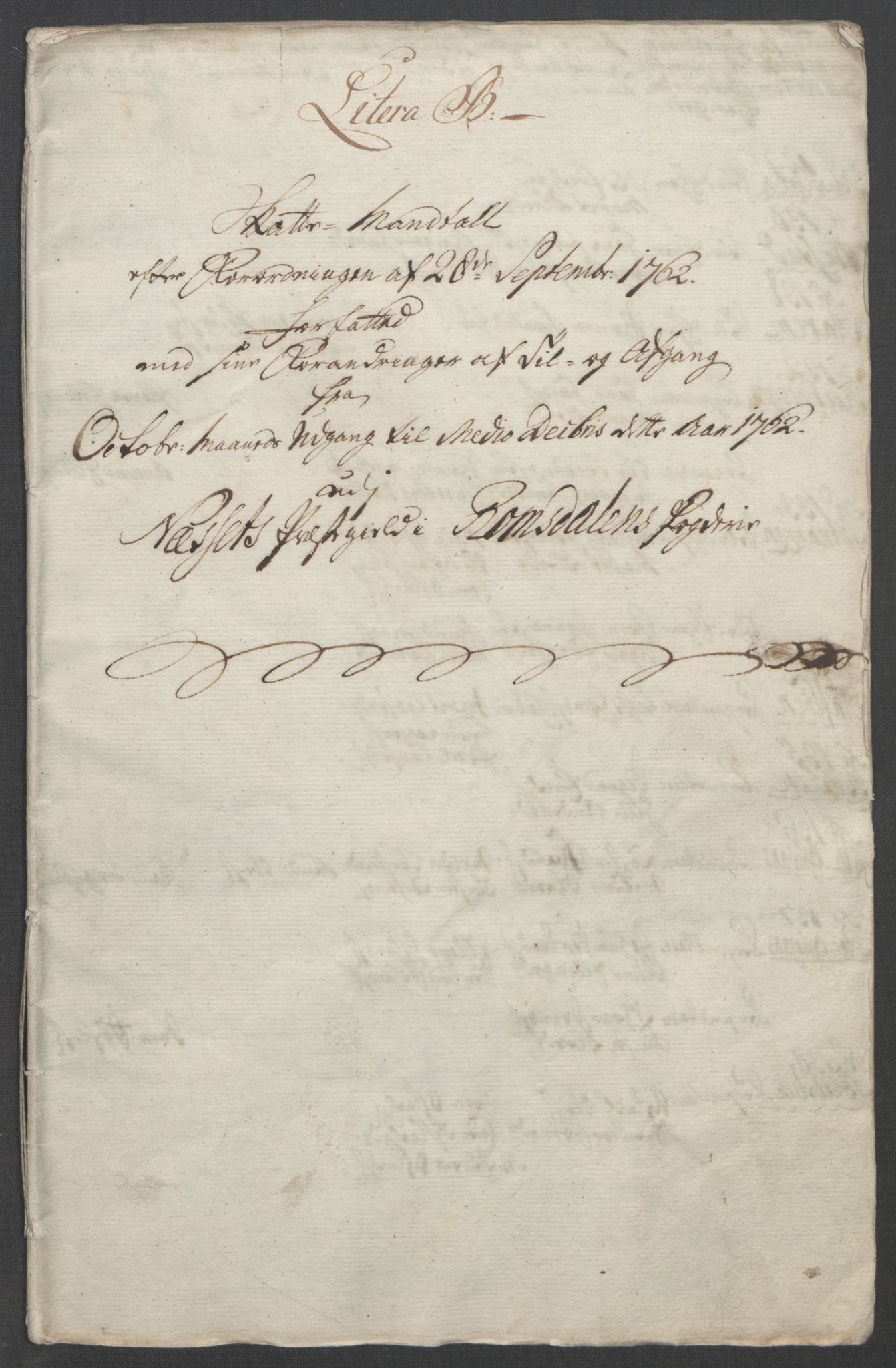Rentekammeret inntil 1814, Reviderte regnskaper, Fogderegnskap, RA/EA-4092/R55/L3730: Ekstraskatten Romsdal, 1762-1763, p. 168