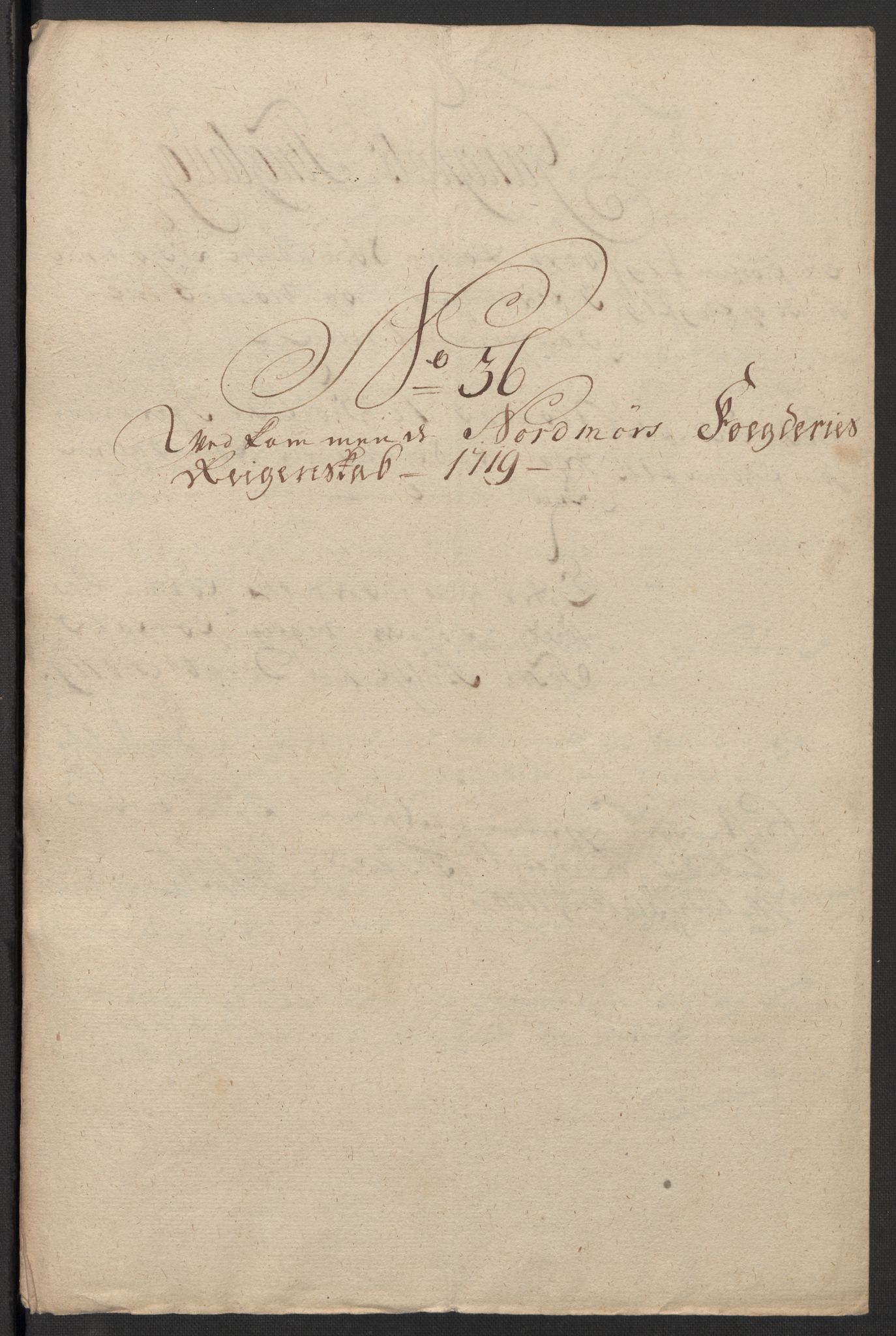 Rentekammeret inntil 1814, Reviderte regnskaper, Fogderegnskap, RA/EA-4092/R56/L3752: Fogderegnskap Nordmøre, 1719, p. 218