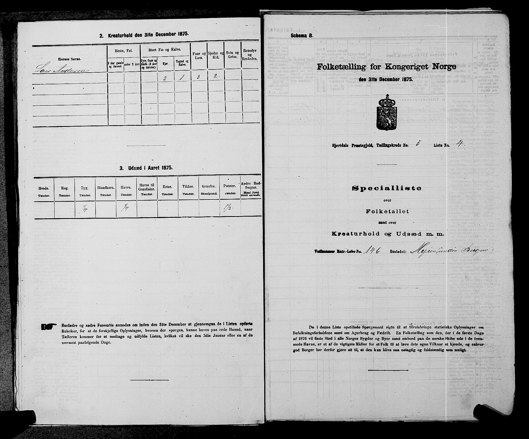 SAKO, 1875 census for 0827P Hjartdal, 1875, p. 649