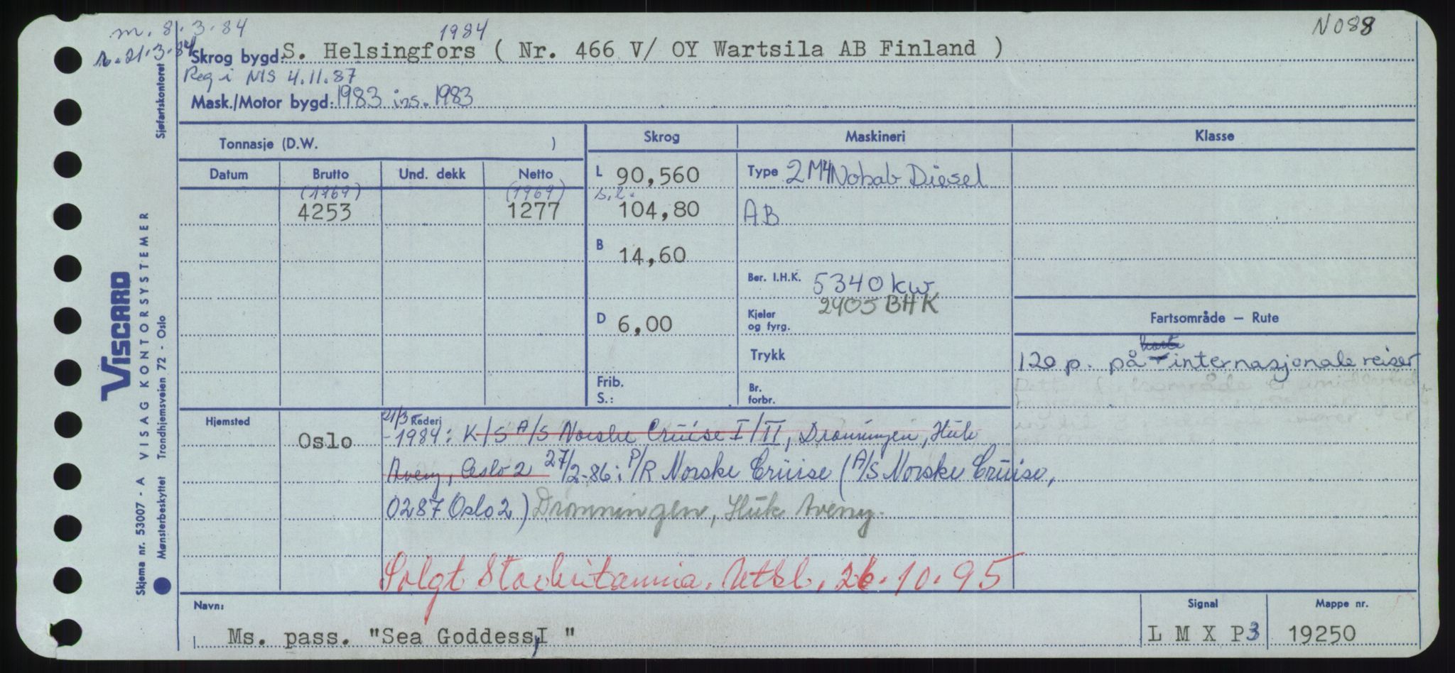 Sjøfartsdirektoratet med forløpere, Skipsmålingen, RA/S-1627/H/Hd/L0032: Fartøy, San-Seve, p. 285