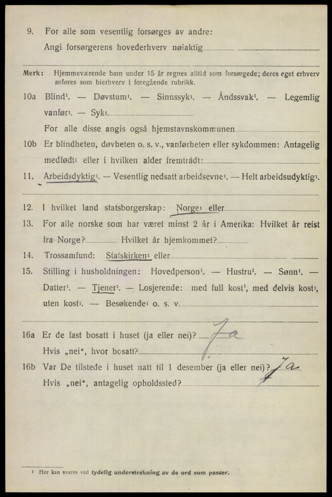 SAO, 1920 census for Lillestrøm, 1920, p. 7451