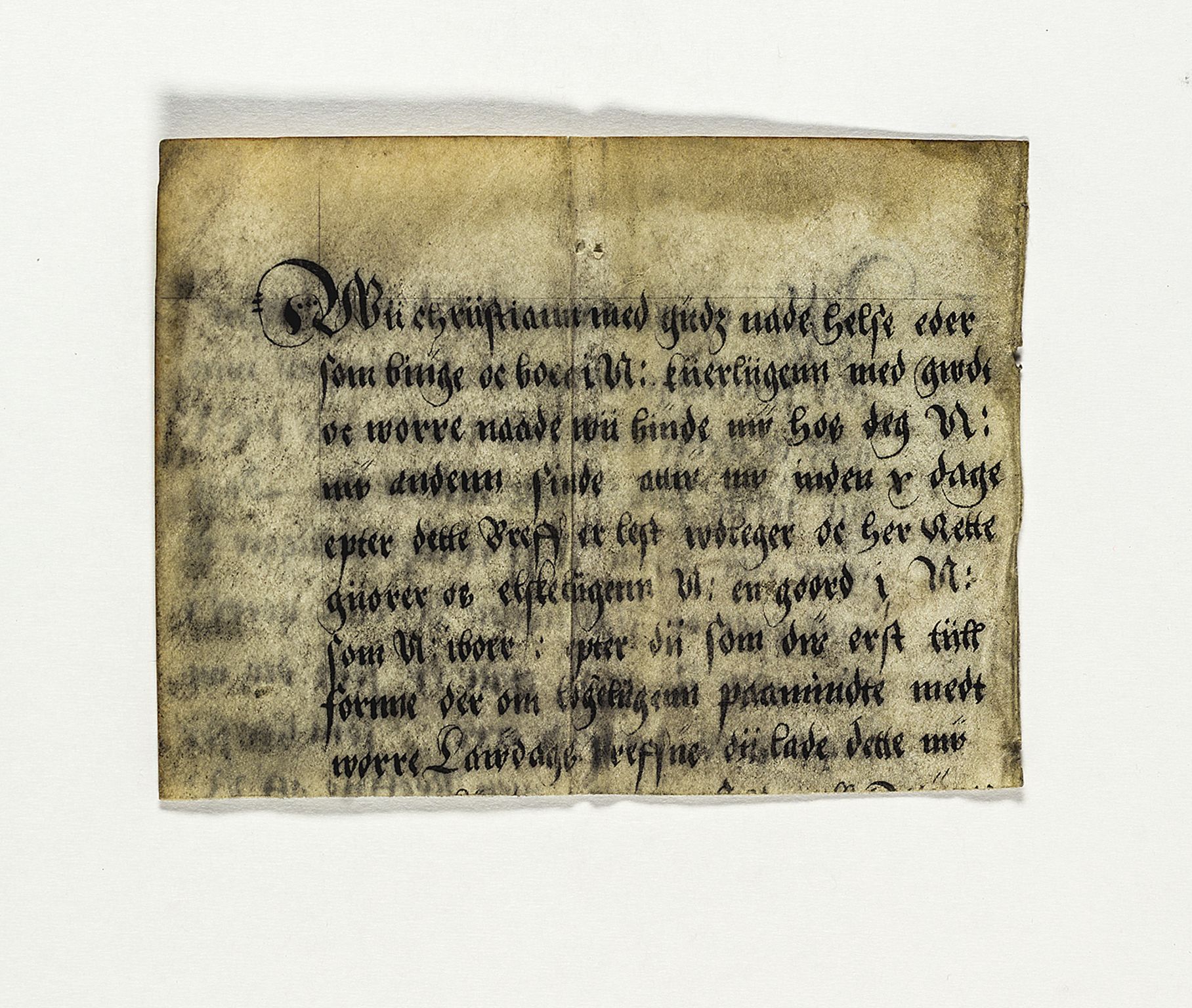 Riksarkivets diplomsamling, RA/EA-5965/F26/L0006: Norrøne membranfragmenter bestand 67-87, 1100-1536, p. 147