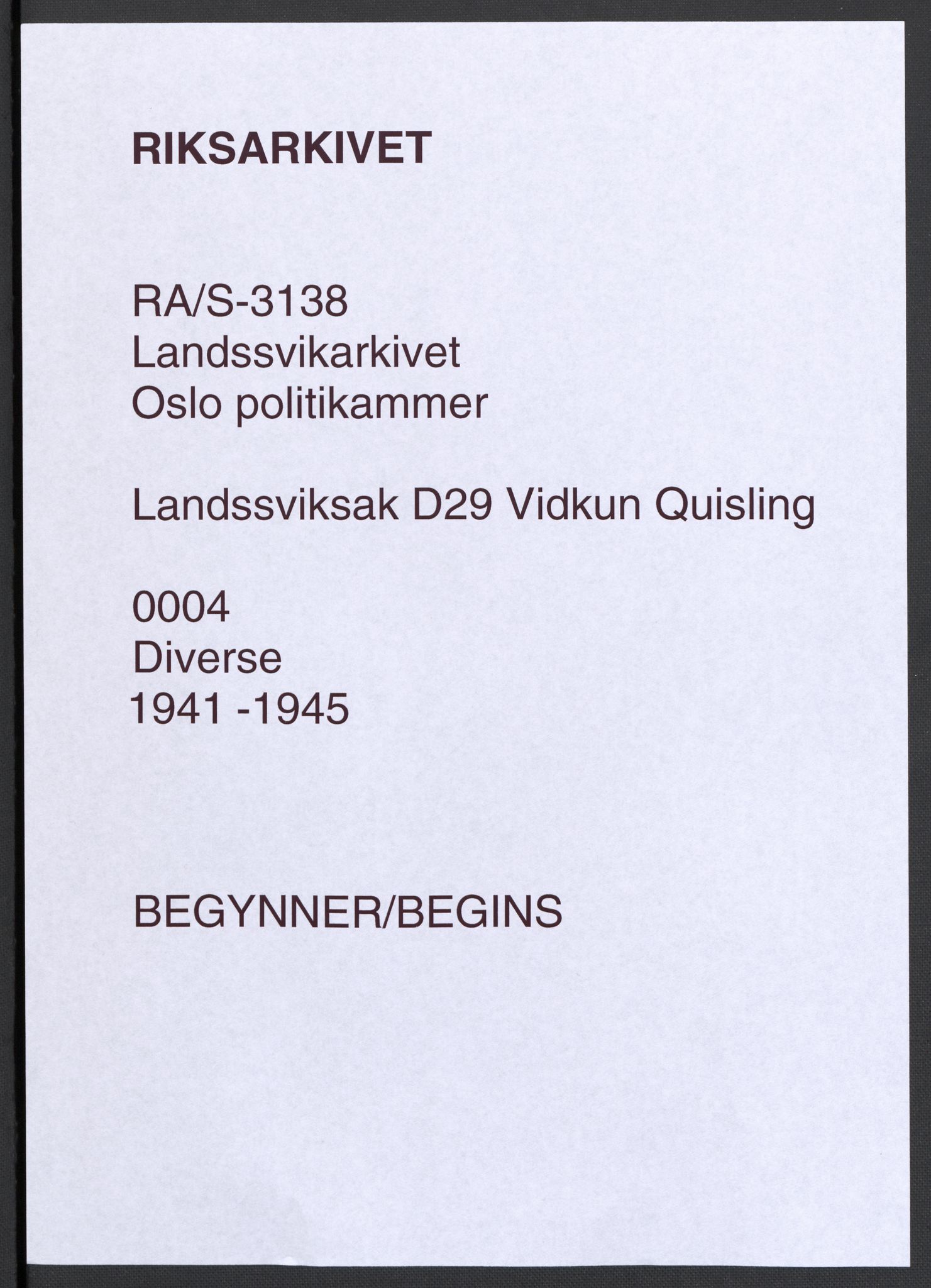 Landssvikarkivet, Oslo politikammer, RA/S-3138-01/D/Da/L0003: Dnr. 29, 1945, p. 2394