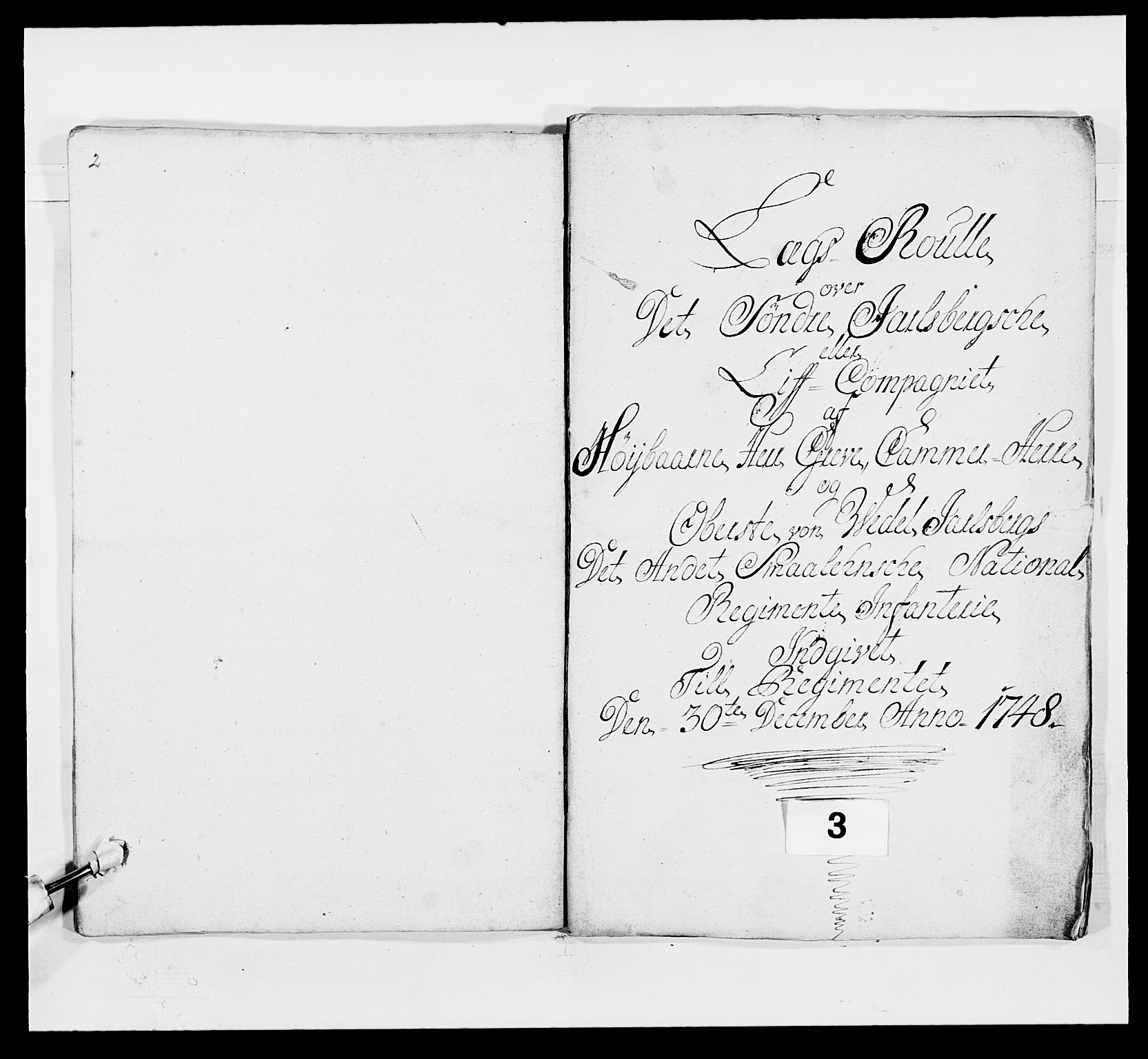 Kommanderende general (KG I) med Det norske krigsdirektorium, AV/RA-EA-5419/E/Ea/L0497: 2. Smålenske regiment, 1748-1765, p. 59