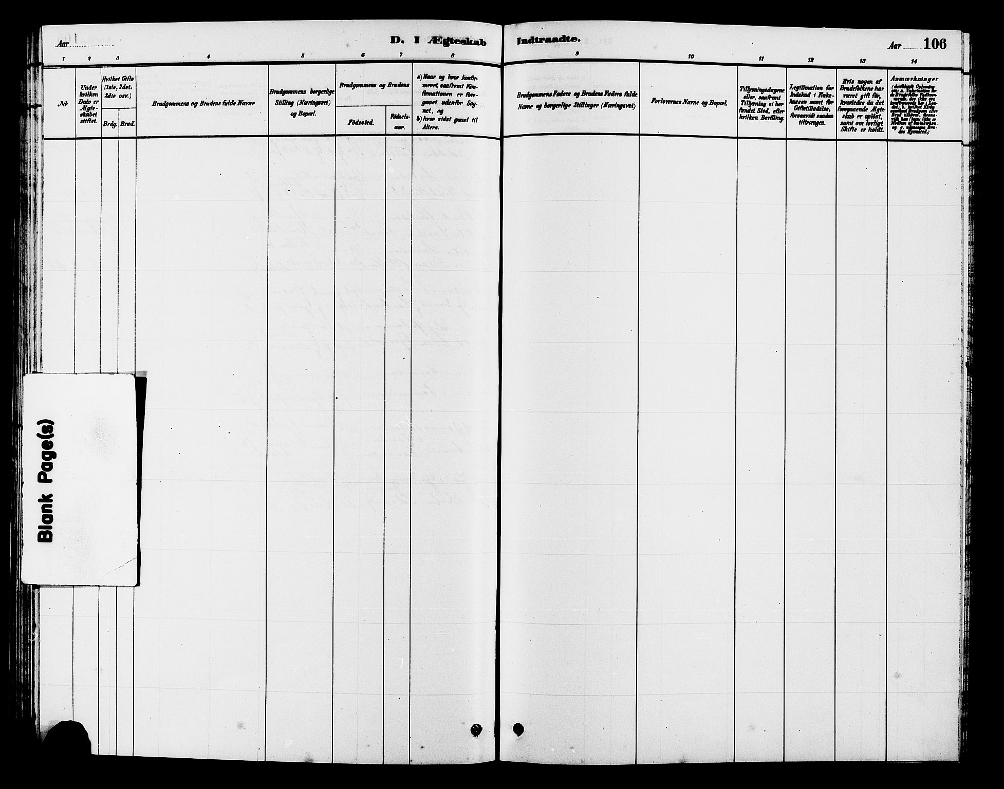 Hjelmeland sokneprestkontor, AV/SAST-A-101843/01/V/L0007: Parish register (copy) no. B 7, 1880-1909, p. 106
