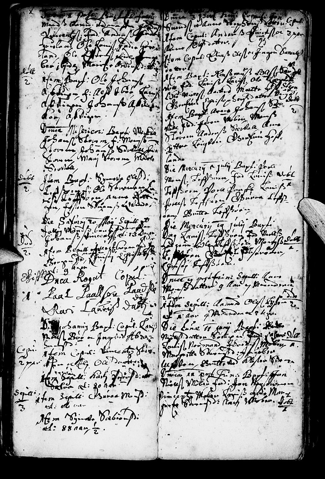 Os sokneprestembete, SAB/A-99929: Parish register (official) no. A 1, 1669-1722, p. 25