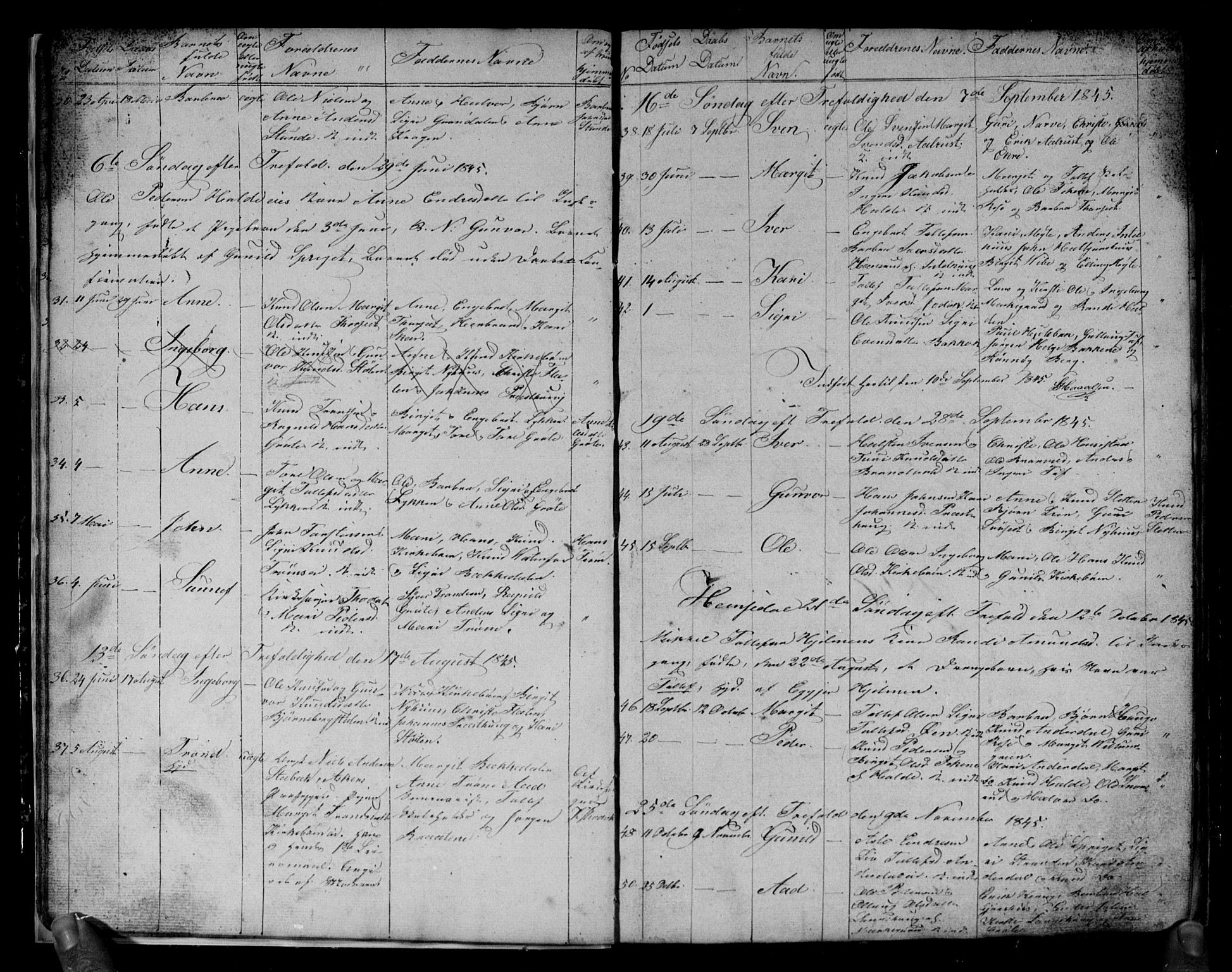 Gol kirkebøker, SAKO/A-226/G/Gb/L0003: Parish register (copy) no. II 3, 1844-1858, p. 8-9