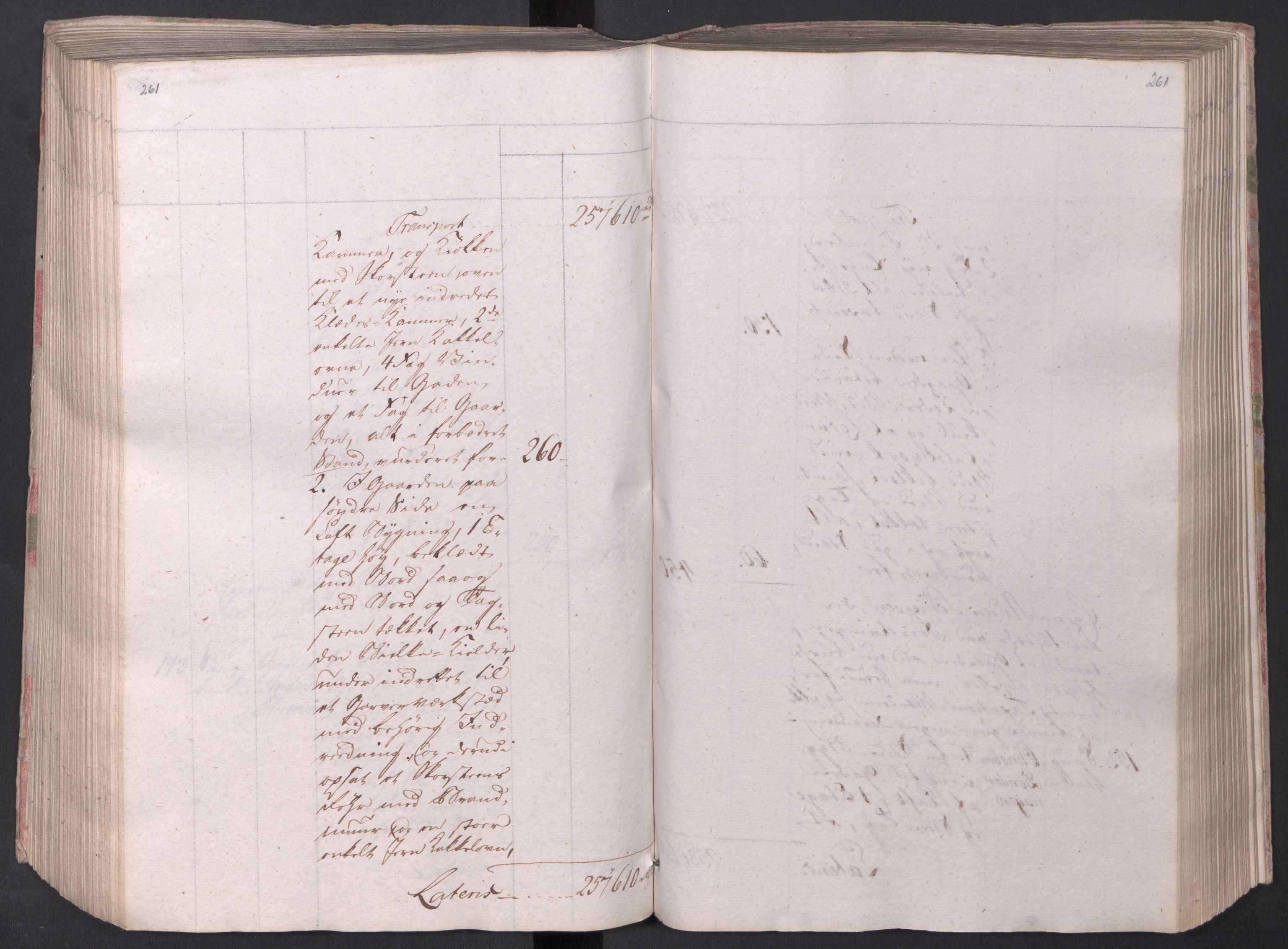 Kristiania stiftamt, AV/SAO-A-10386/I/Ia/L0015: Branntakster, 1797, p. 261