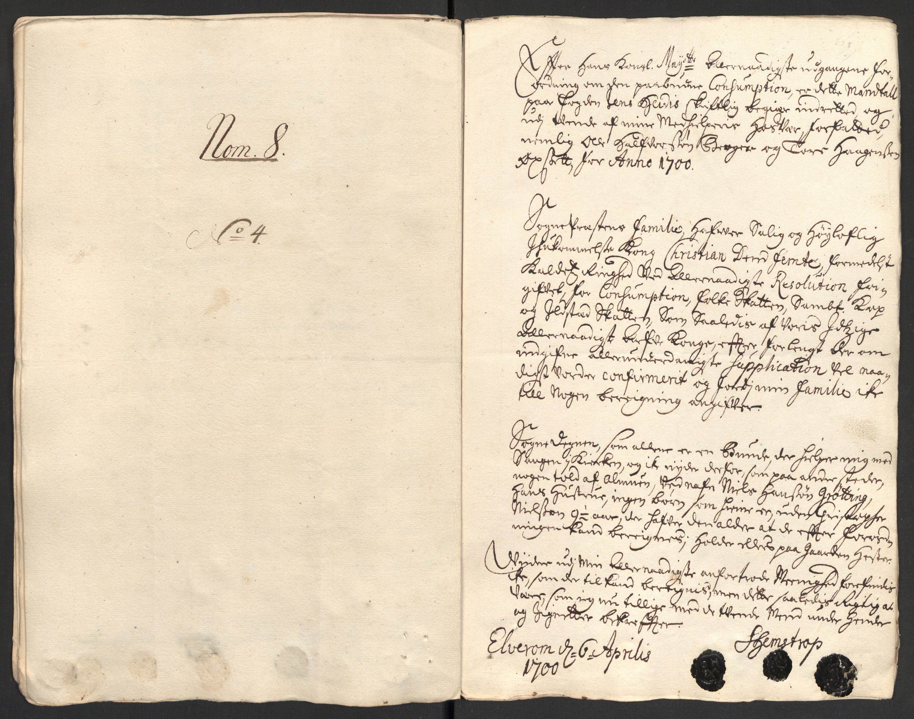 Rentekammeret inntil 1814, Reviderte regnskaper, Fogderegnskap, AV/RA-EA-4092/R13/L0838: Fogderegnskap Solør, Odal og Østerdal, 1700, p. 186