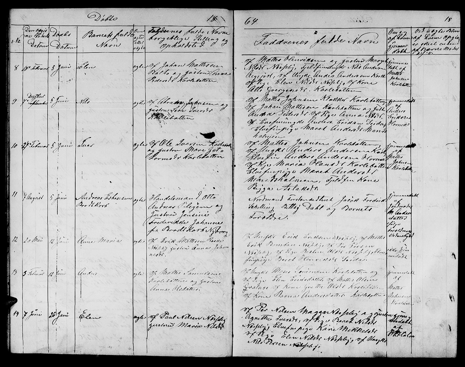 Nesseby sokneprestkontor, AV/SATØ-S-1330/H/Hb/L0002klokker: Parish register (copy) no. 2, 1861-1868, p. 15