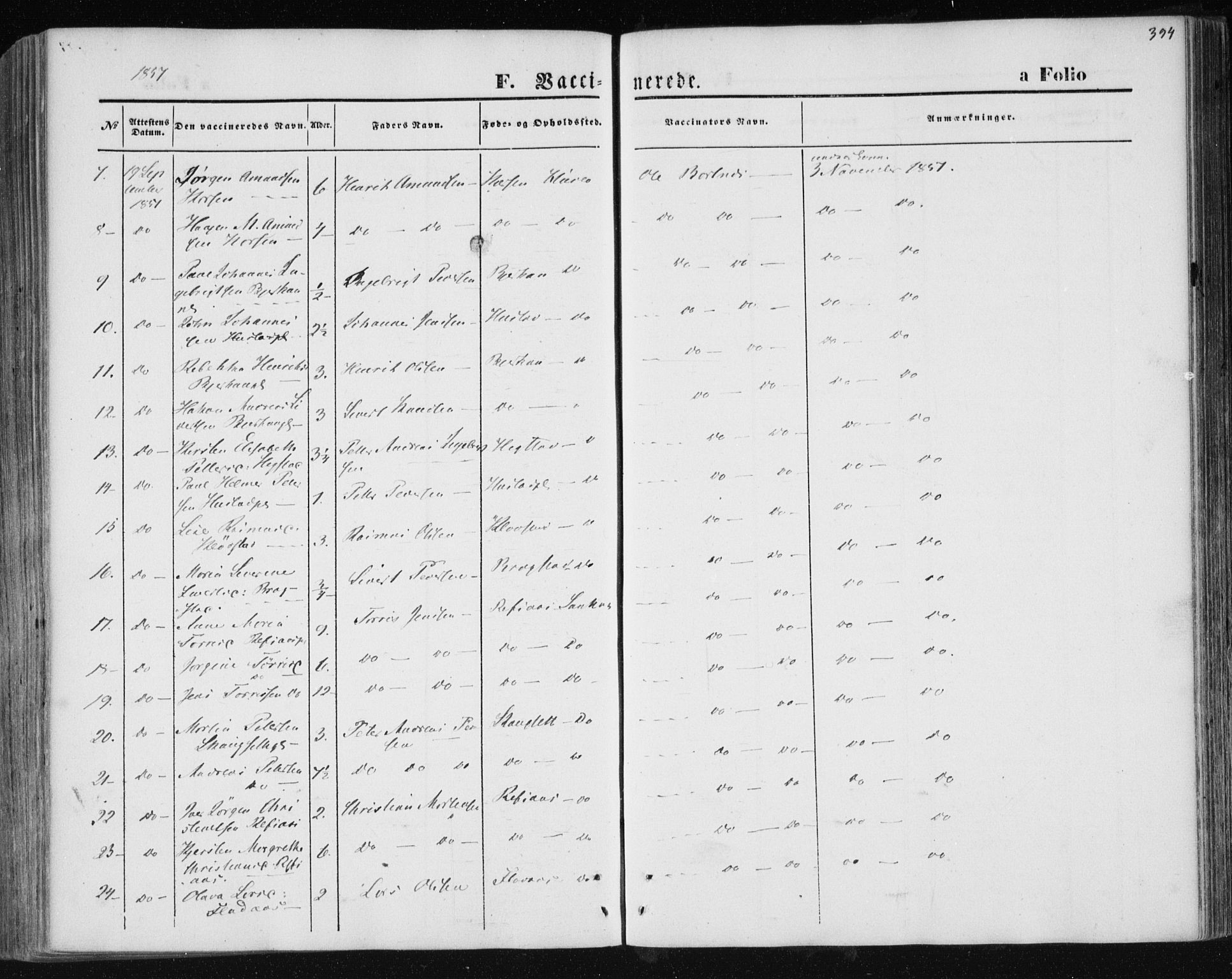 Ministerialprotokoller, klokkerbøker og fødselsregistre - Nord-Trøndelag, SAT/A-1458/730/L0283: Parish register (official) no. 730A08, 1855-1865, p. 394