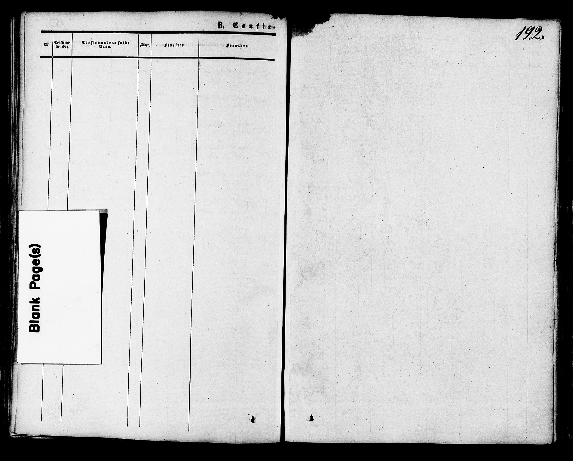 Krødsherad kirkebøker, AV/SAKO-A-19/F/Fa/L0003: Parish register (official) no. 3, 1851-1872, p. 192