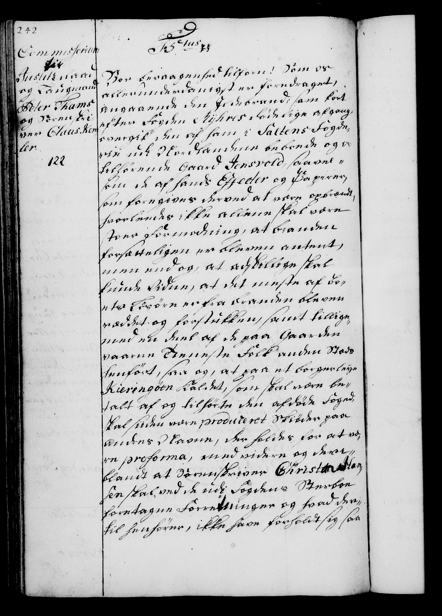 Rentekammeret, Kammerkanselliet, AV/RA-EA-3111/G/Gg/Gga/L0006: Norsk ekspedisjonsprotokoll med register (merket RK 53.6), 1749-1759, p. 242
