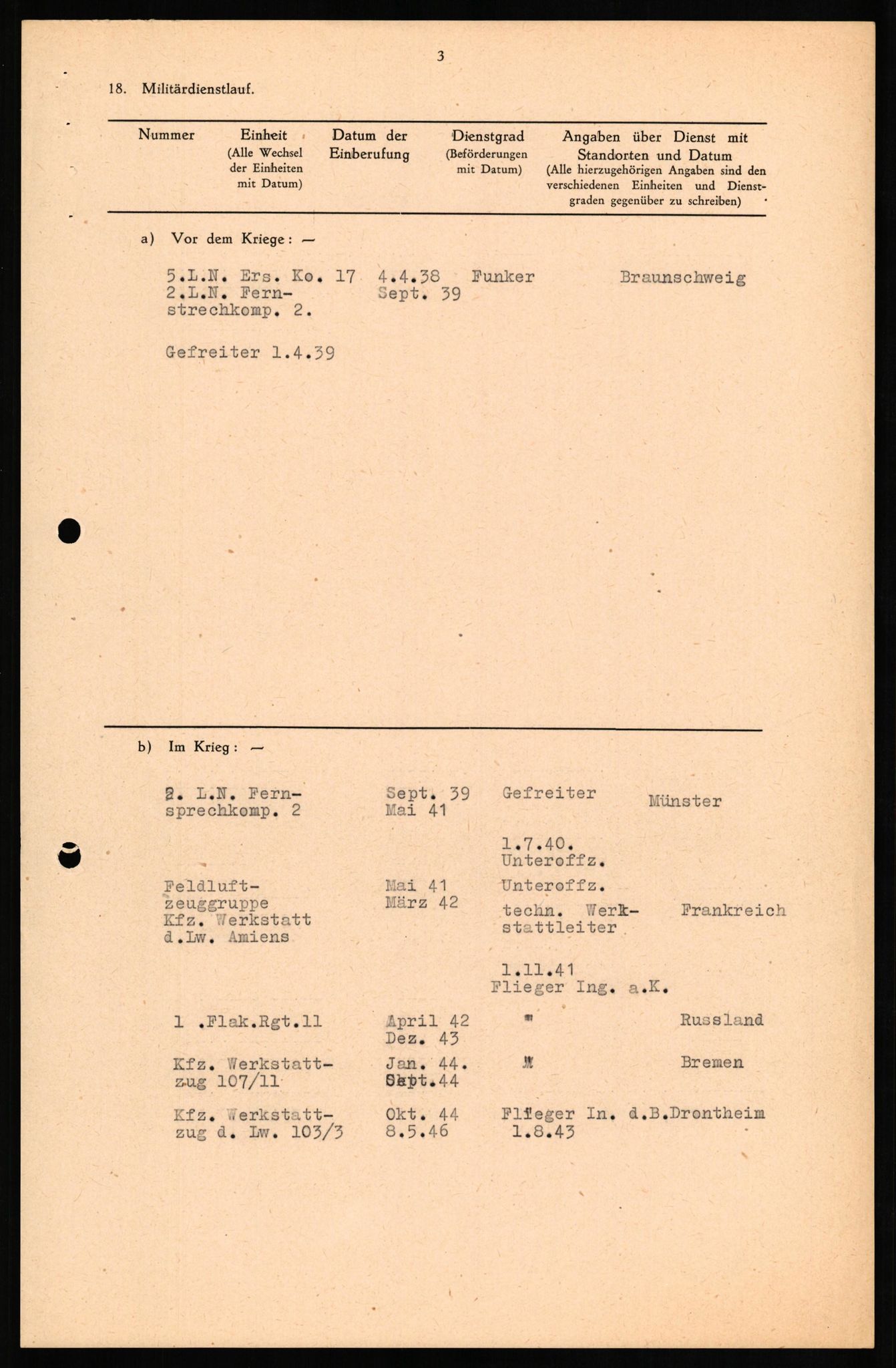 Forsvaret, Forsvarets overkommando II, AV/RA-RAFA-3915/D/Db/L0018: CI Questionaires. Tyske okkupasjonsstyrker i Norge. Tyskere., 1945-1946, p. 195