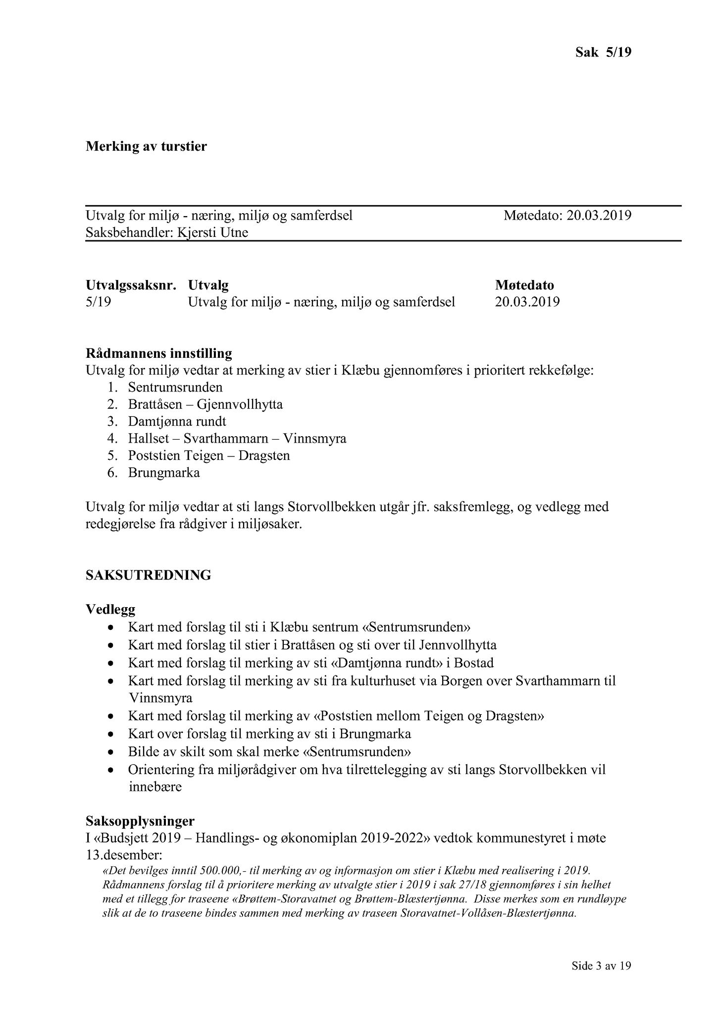 Klæbu Kommune, TRKO/KK/06-UM/L006: Utvalg for miljø - Møtedokumenter 2019, 2019, p. 23