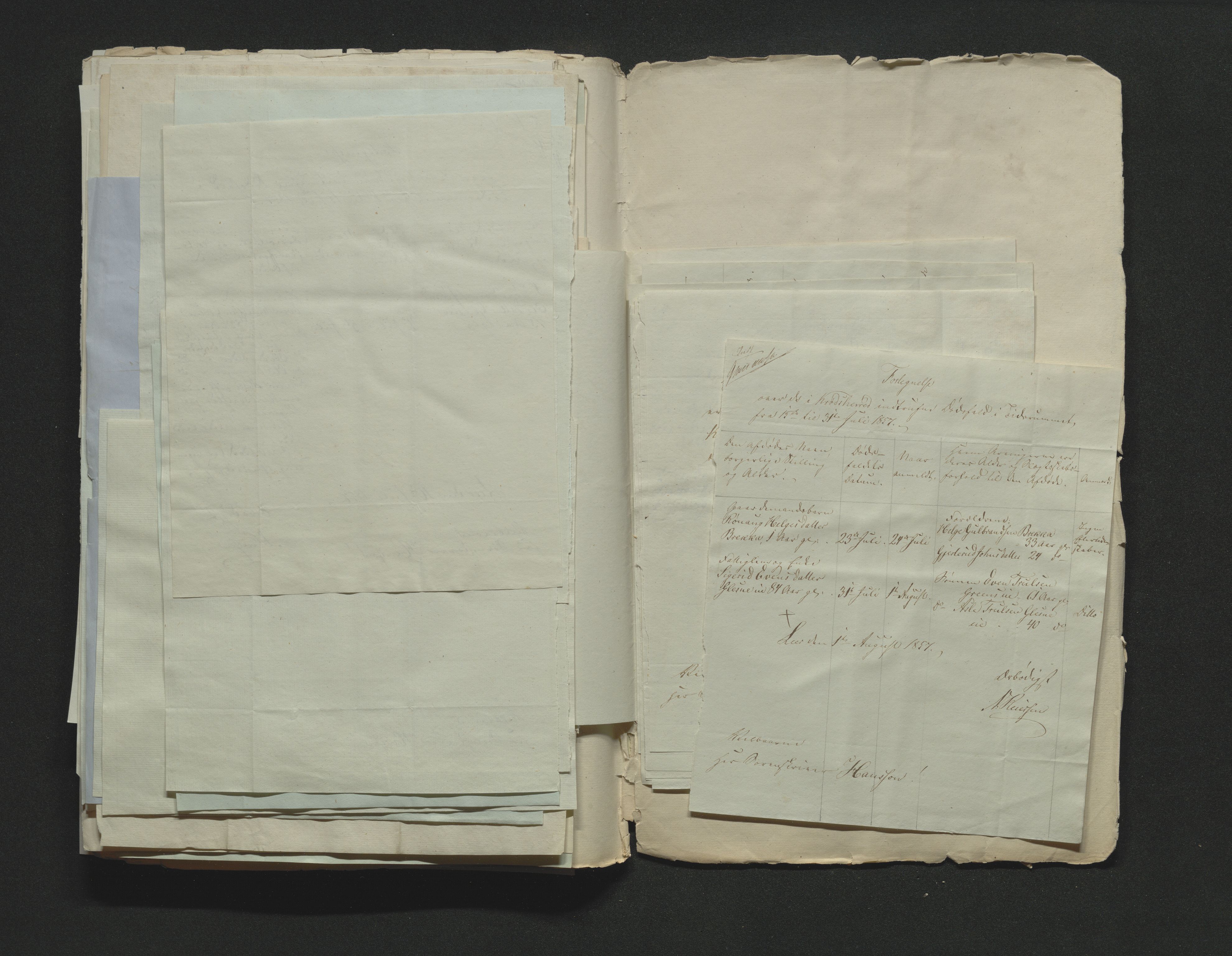 Eiker, Modum og Sigdal sorenskriveri, AV/SAKO-A-123/H/Ha/Hab/L0009: Dødsfallsmeldinger, 1854-1857, p. 536