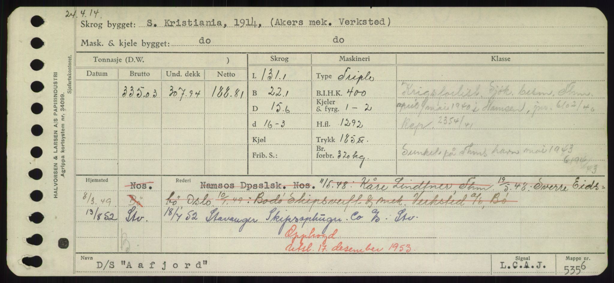 Sjøfartsdirektoratet med forløpere, Skipsmålingen, RA/S-1627/H/Hd/L0041: Fartøy, Vi-Ås, p. 633