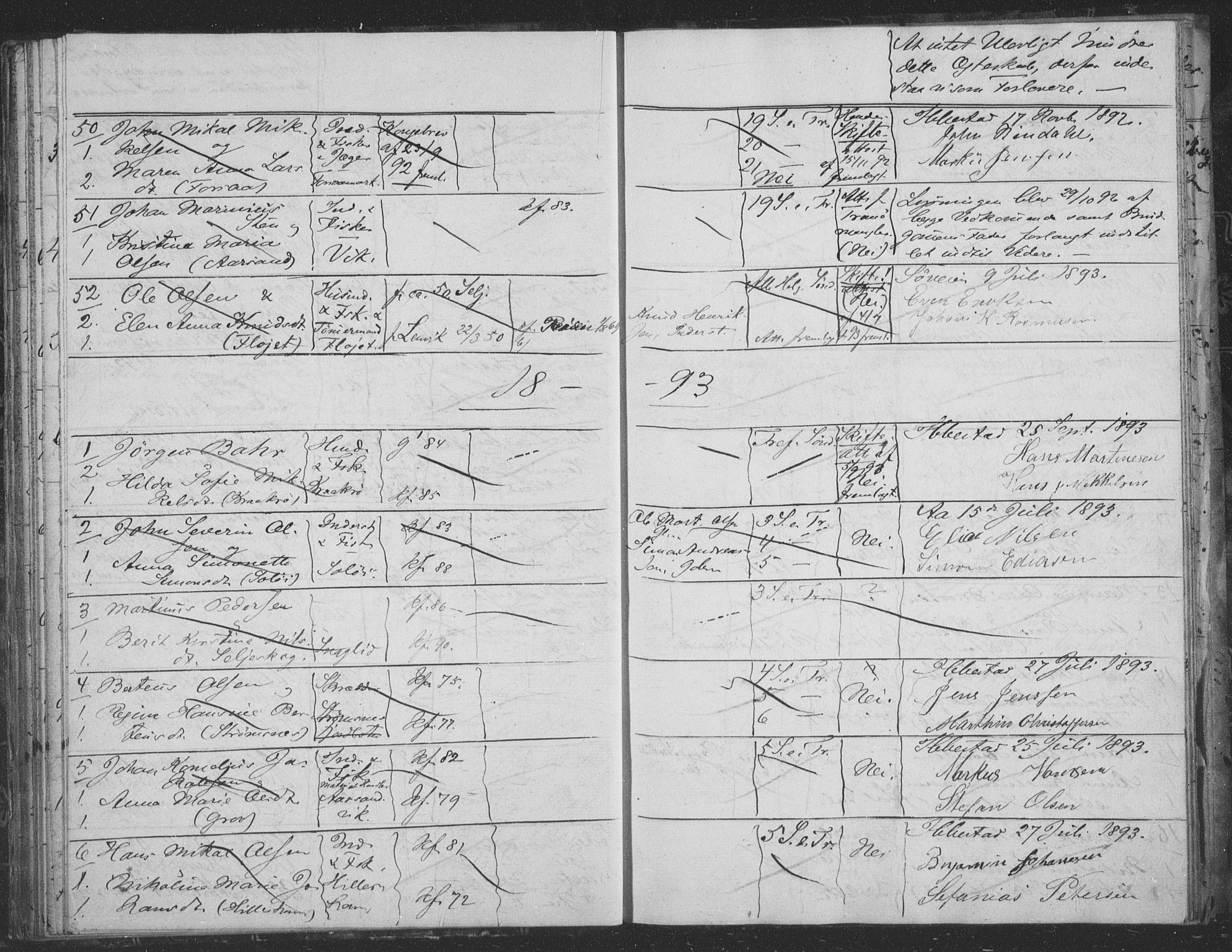 Ibestad sokneprestembete, AV/SATØ-S-0077/I/Ie/L0066: Banns register no. 66, 1888-1904