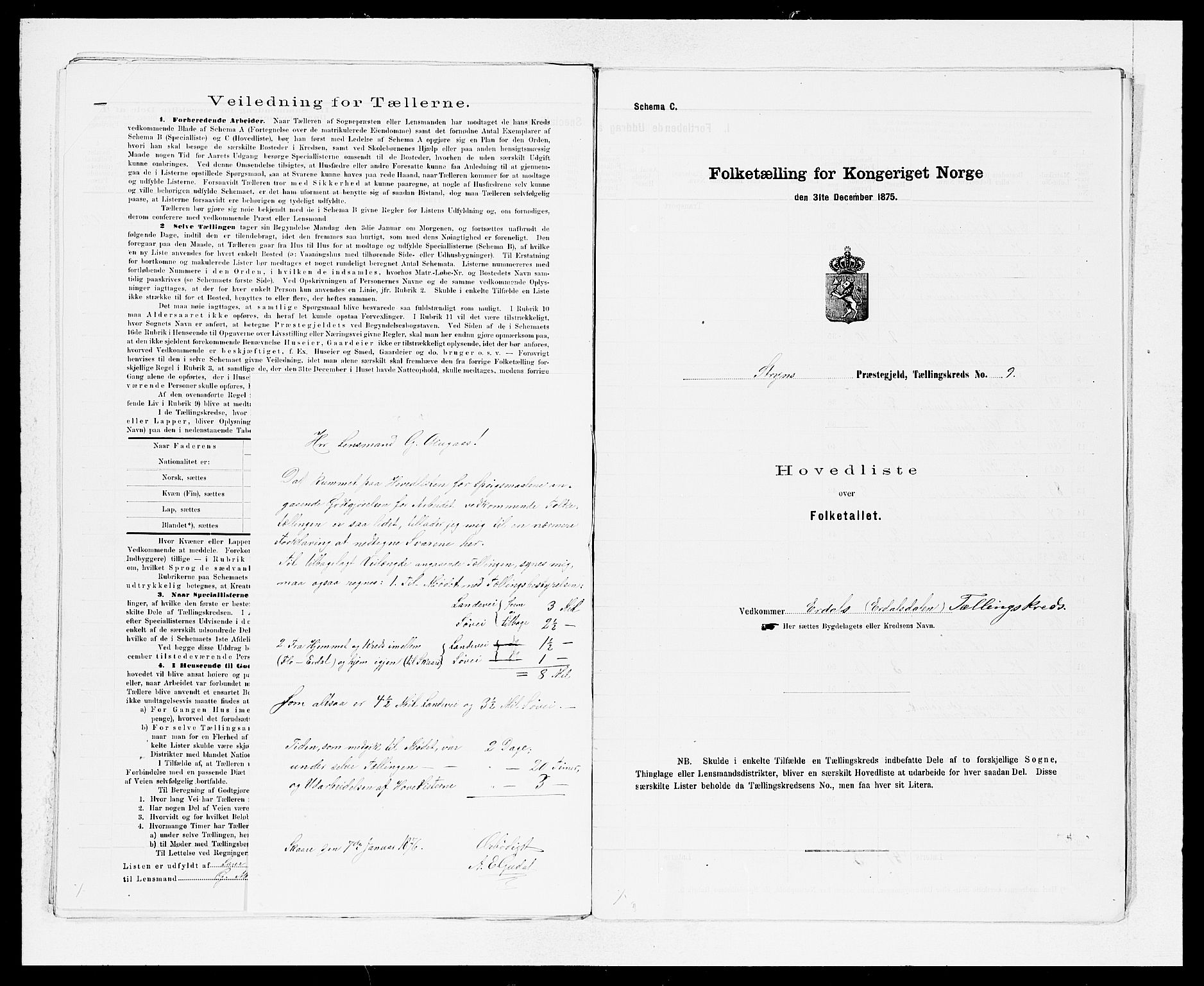 SAB, 1875 Census for 1448P Stryn, 1875, p. 23