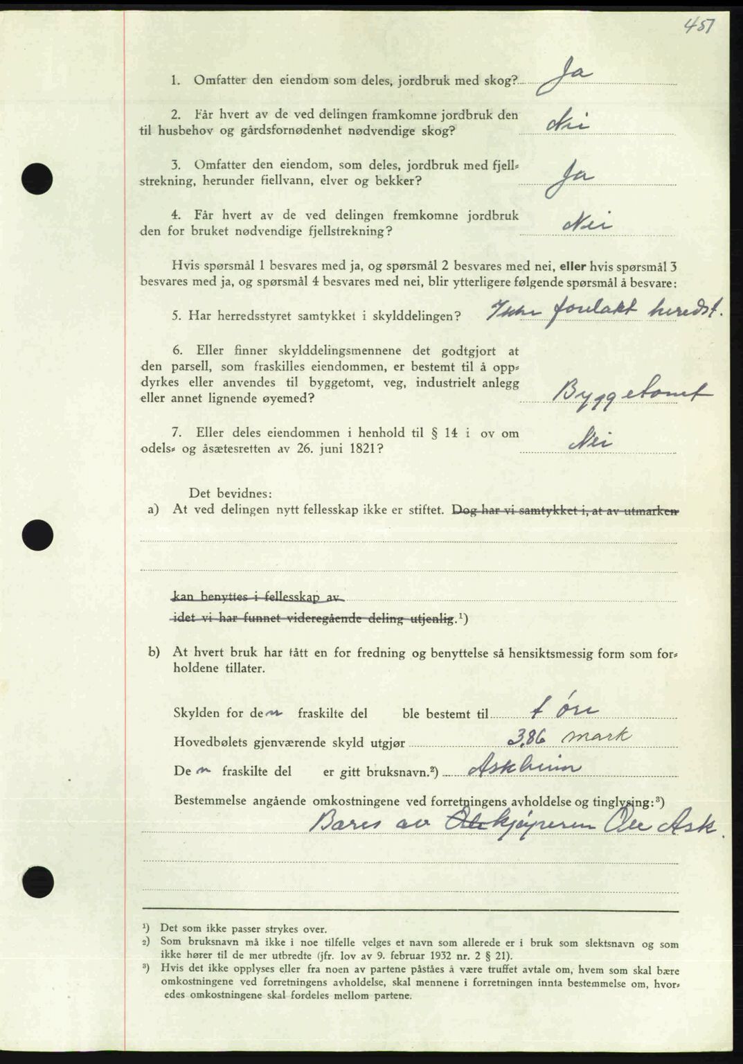 Nordmøre sorenskriveri, AV/SAT-A-4132/1/2/2Ca: Mortgage book no. A116, 1950-1950, Diary no: : 3095/1950