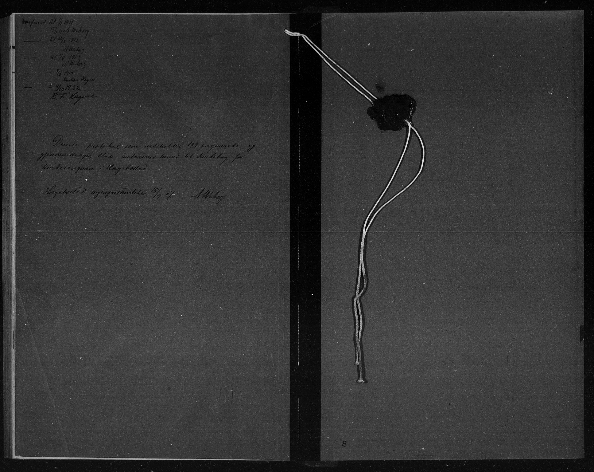 Hægebostad sokneprestkontor, AV/SAK-1111-0024/F/Fb/Fba/L0005: Parish register (copy) no. B 5, 1907-1931