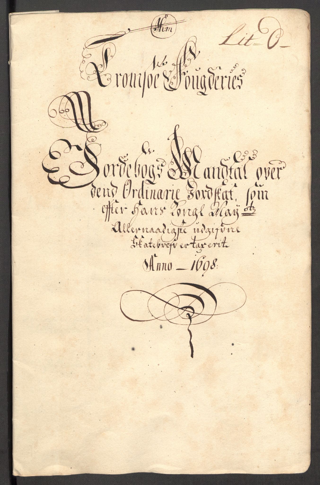 Rentekammeret inntil 1814, Reviderte regnskaper, Fogderegnskap, RA/EA-4092/R68/L4754: Fogderegnskap Senja og Troms, 1697-1699, p. 177