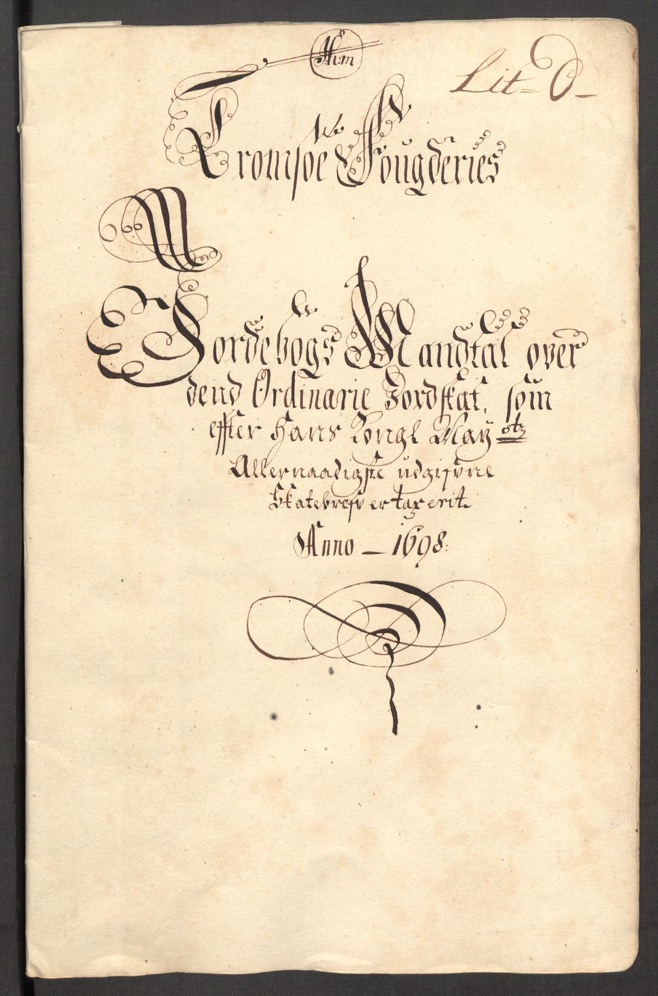 Rentekammeret inntil 1814, Reviderte regnskaper, Fogderegnskap, AV/RA-EA-4092/R68/L4754: Fogderegnskap Senja og Troms, 1697-1699, p. 177