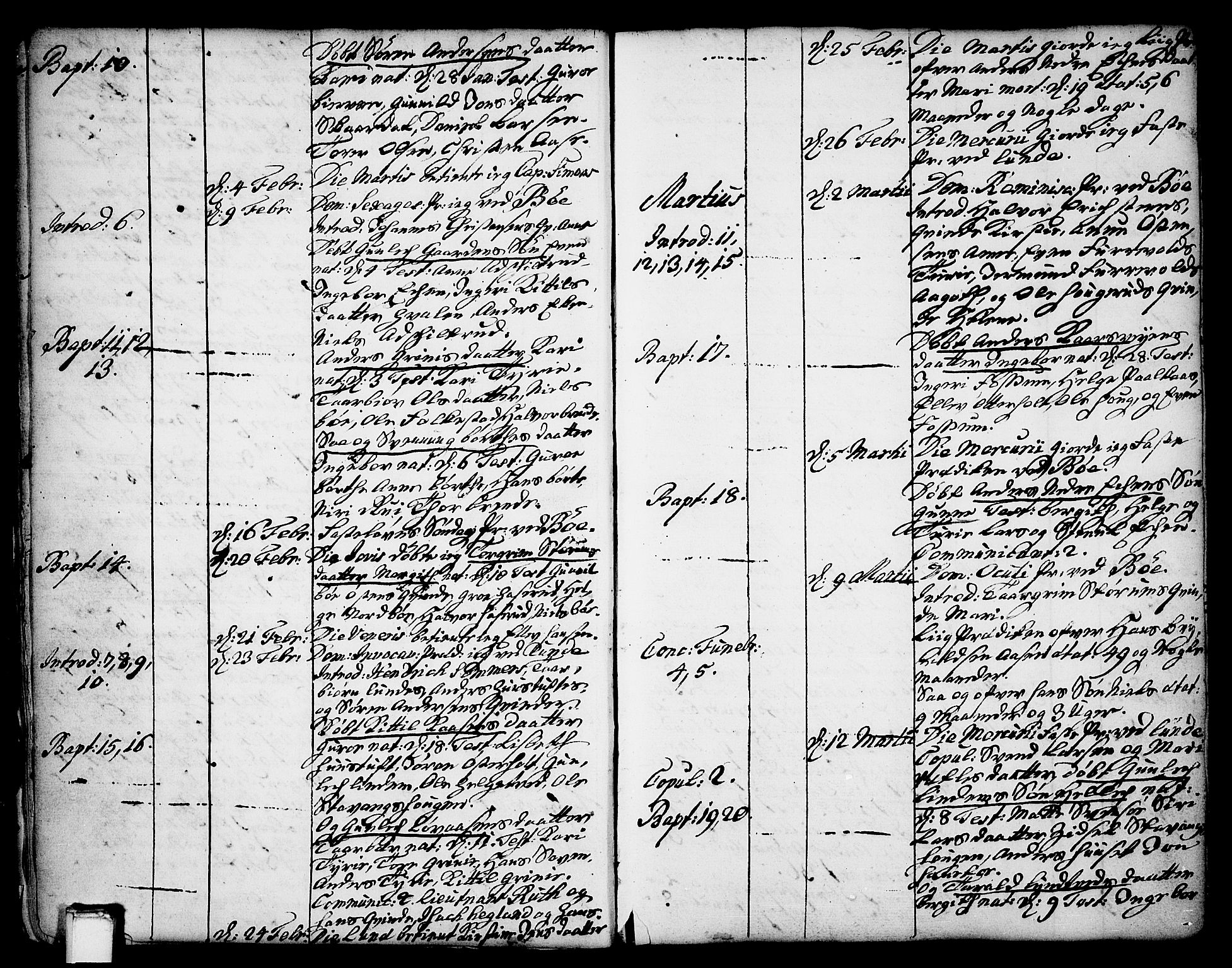 Bø kirkebøker, AV/SAKO-A-257/F/Fa/L0004: Parish register (official) no. 4, 1748-1785