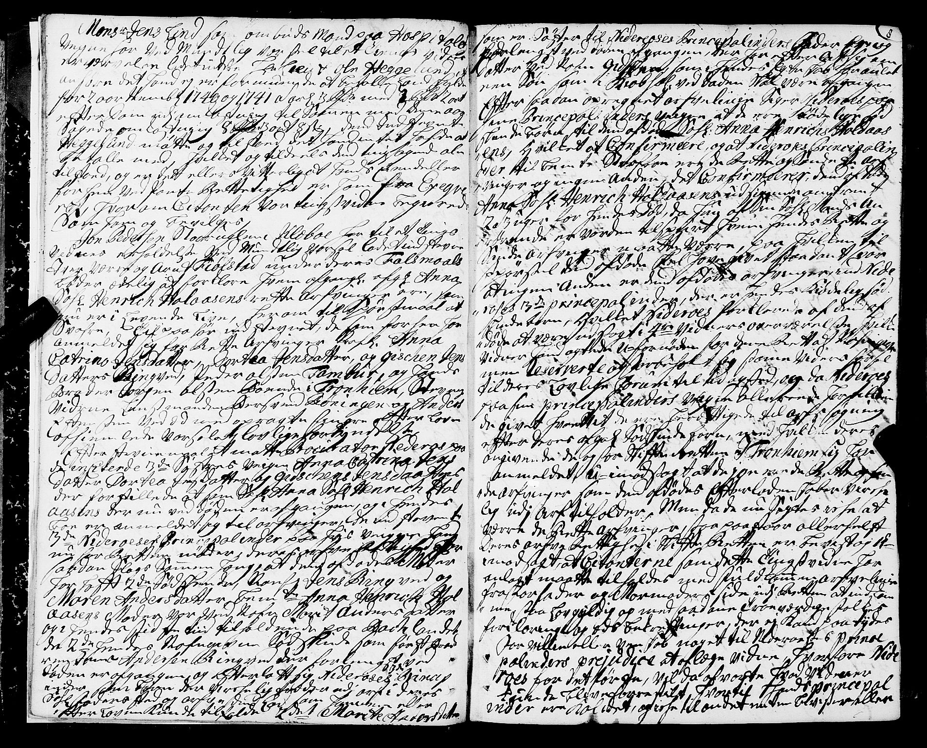 Strinda og Selbu sorenskriveri, AV/SAT-A-0015/1/1A/L0010: Tingbok 9, 1742-1747, p. 7b-8a