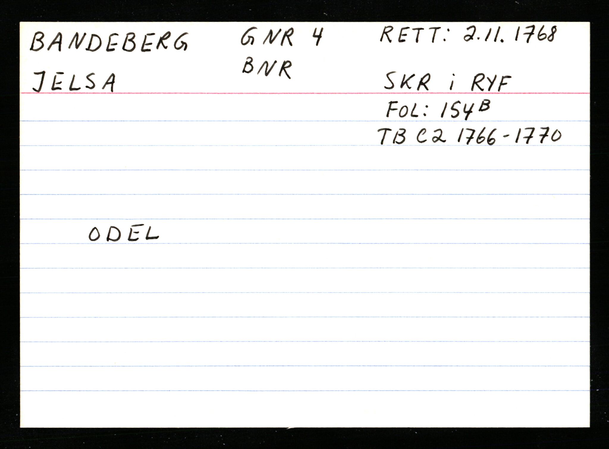 Statsarkivet i Stavanger, AV/SAST-A-101971/03/Y/Ym/L0003: Åstedskort sortert etter gårdsnavn: Austbø - Bandeberg, 1600-1950, p. 705