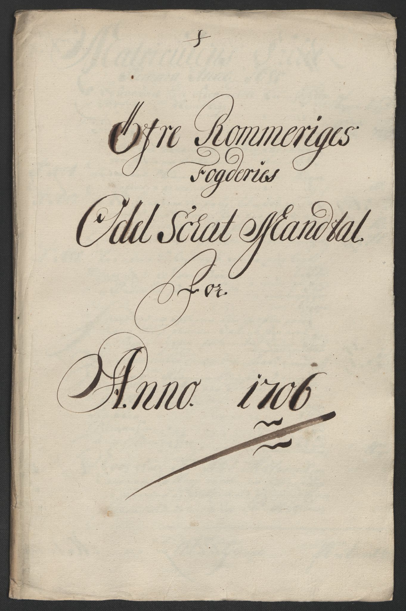 Rentekammeret inntil 1814, Reviderte regnskaper, Fogderegnskap, AV/RA-EA-4092/R12/L0718: Fogderegnskap Øvre Romerike, 1706-1707, p. 133