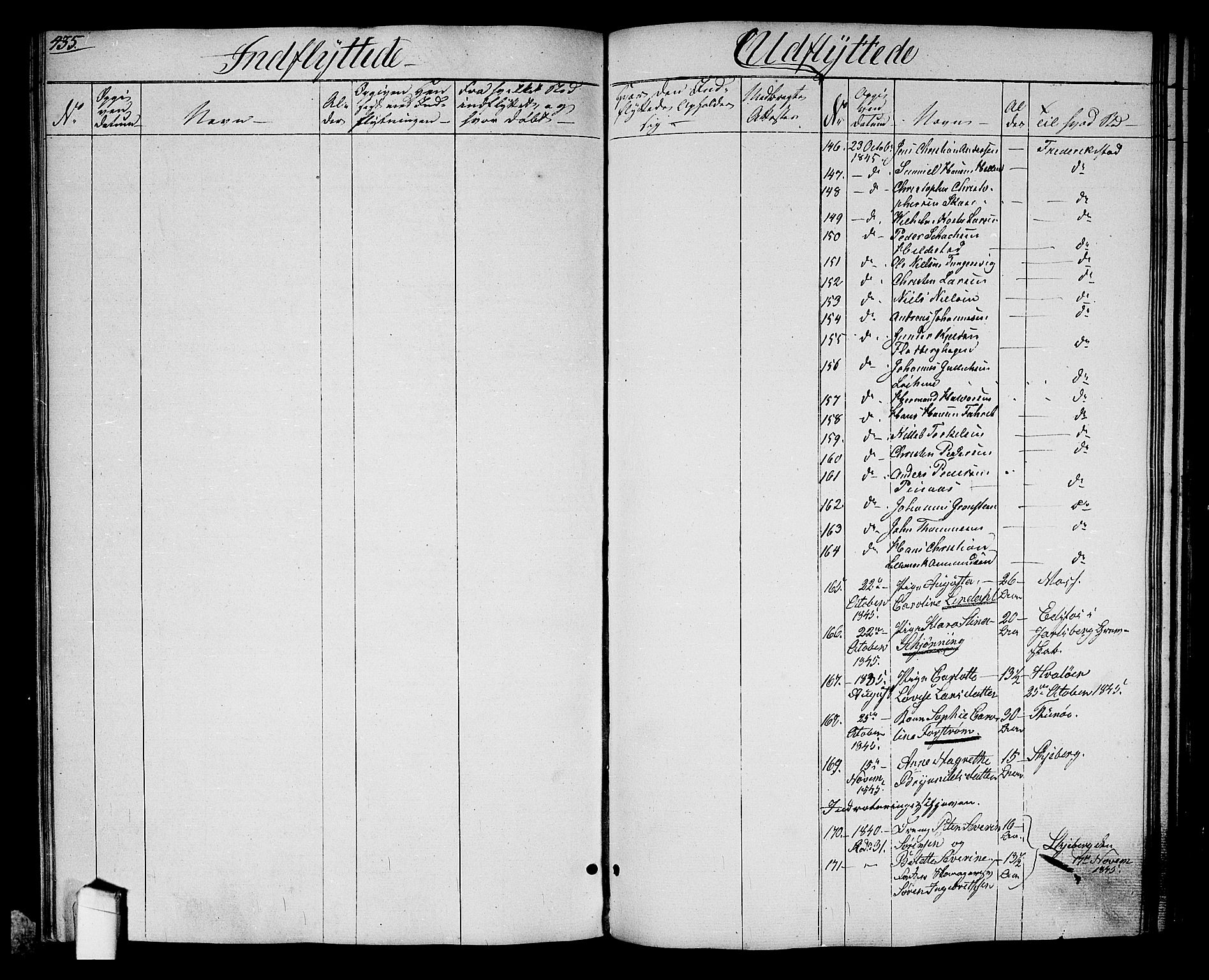 Halden prestekontor Kirkebøker, AV/SAO-A-10909/G/Ga/L0004: Parish register (copy) no. 4, 1845-1854, p. 435