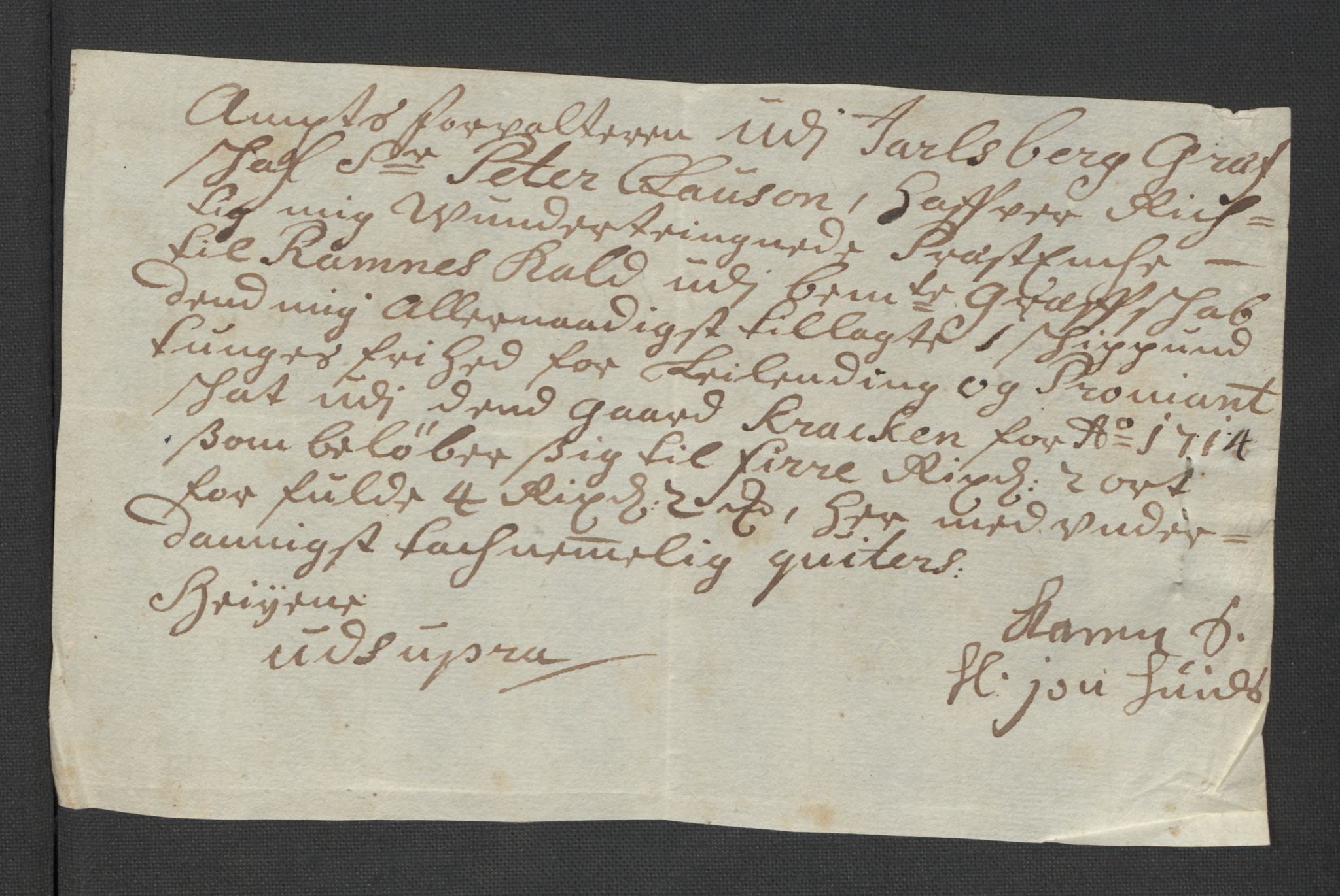 Rentekammeret inntil 1814, Reviderte regnskaper, Fogderegnskap, AV/RA-EA-4092/R32/L1878: Fogderegnskap Jarlsberg grevskap, 1713, p. 241