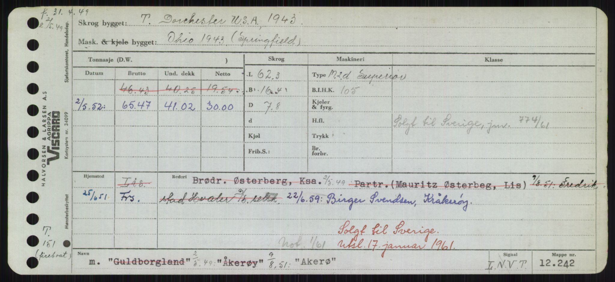 Sjøfartsdirektoratet med forløpere, Skipsmålingen, RA/S-1627/H/Hd/L0001: Fartøy, A-Anv, p. 191