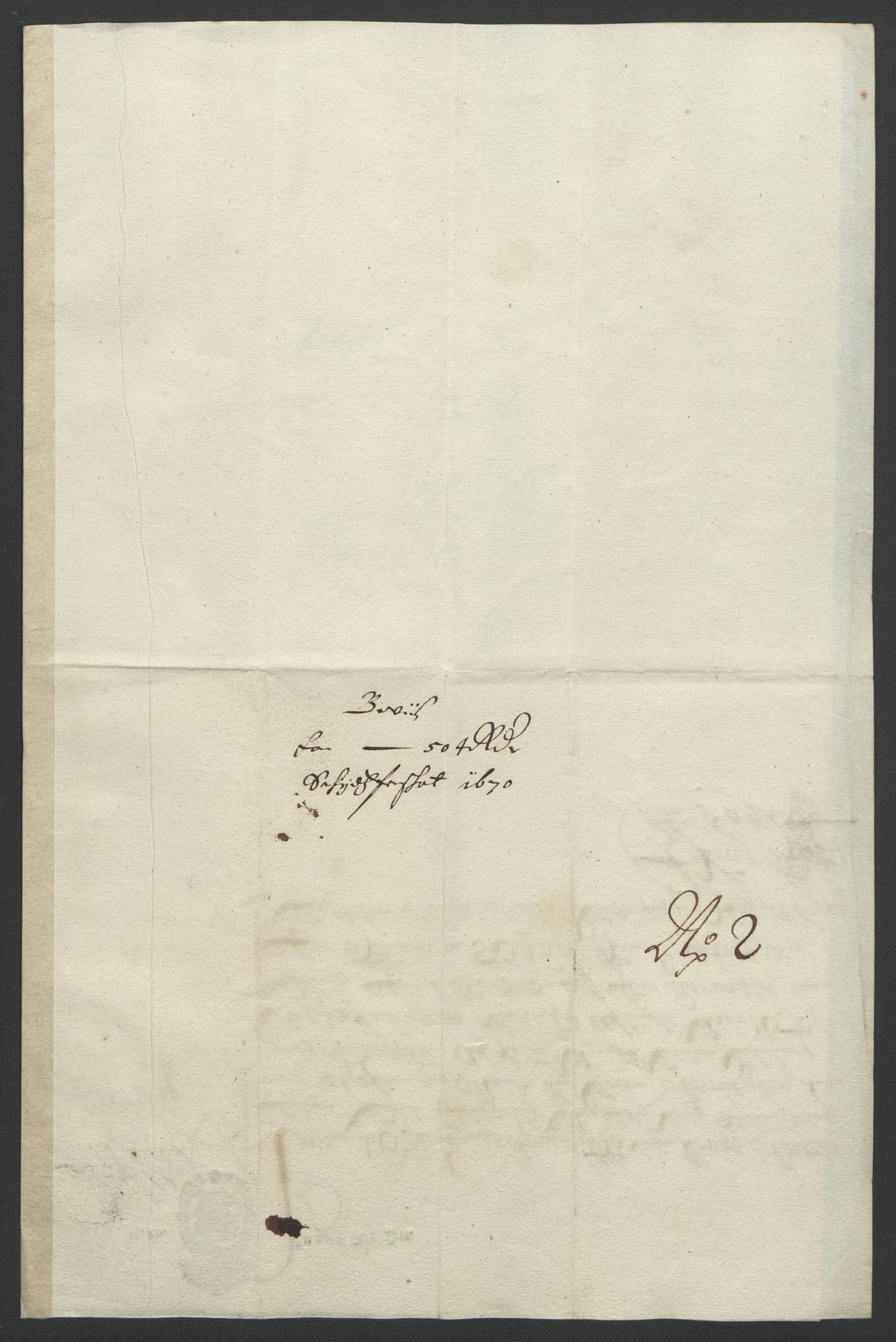 Rentekammeret inntil 1814, Reviderte regnskaper, Fogderegnskap, RA/EA-4092/R33/L1965: Fogderegnskap Larvik grevskap, 1669-1670, p. 144
