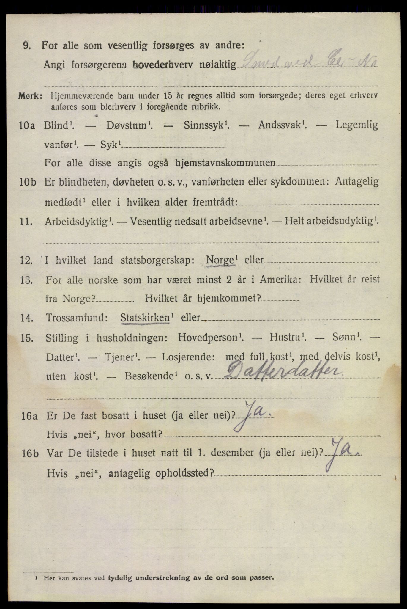 SAKO, 1920 census for Lier, 1920, p. 24365