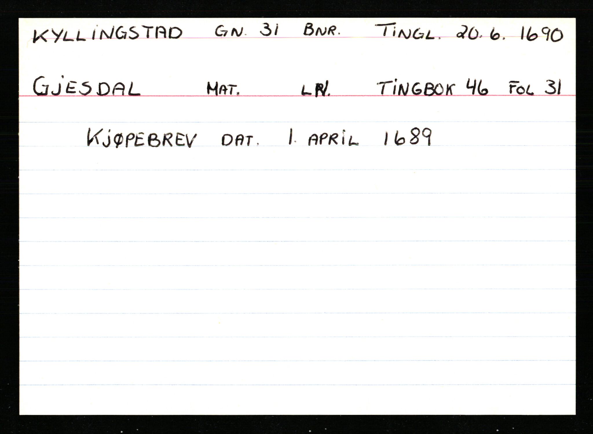 Statsarkivet i Stavanger, AV/SAST-A-101971/03/Y/Ym/L0033: Åstedskort sortert etter gårdsnavn: Kvelland - Lagestranden, 1600-1950, p. 449