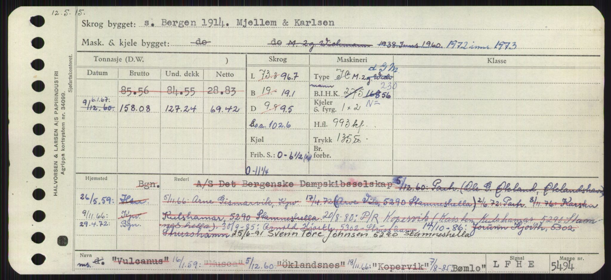 Sjøfartsdirektoratet med forløpere, Skipsmålingen, AV/RA-S-1627/H/Ha/L0001/0002: Fartøy, A-Eig / Fartøy Bjør-Eig, p. 471