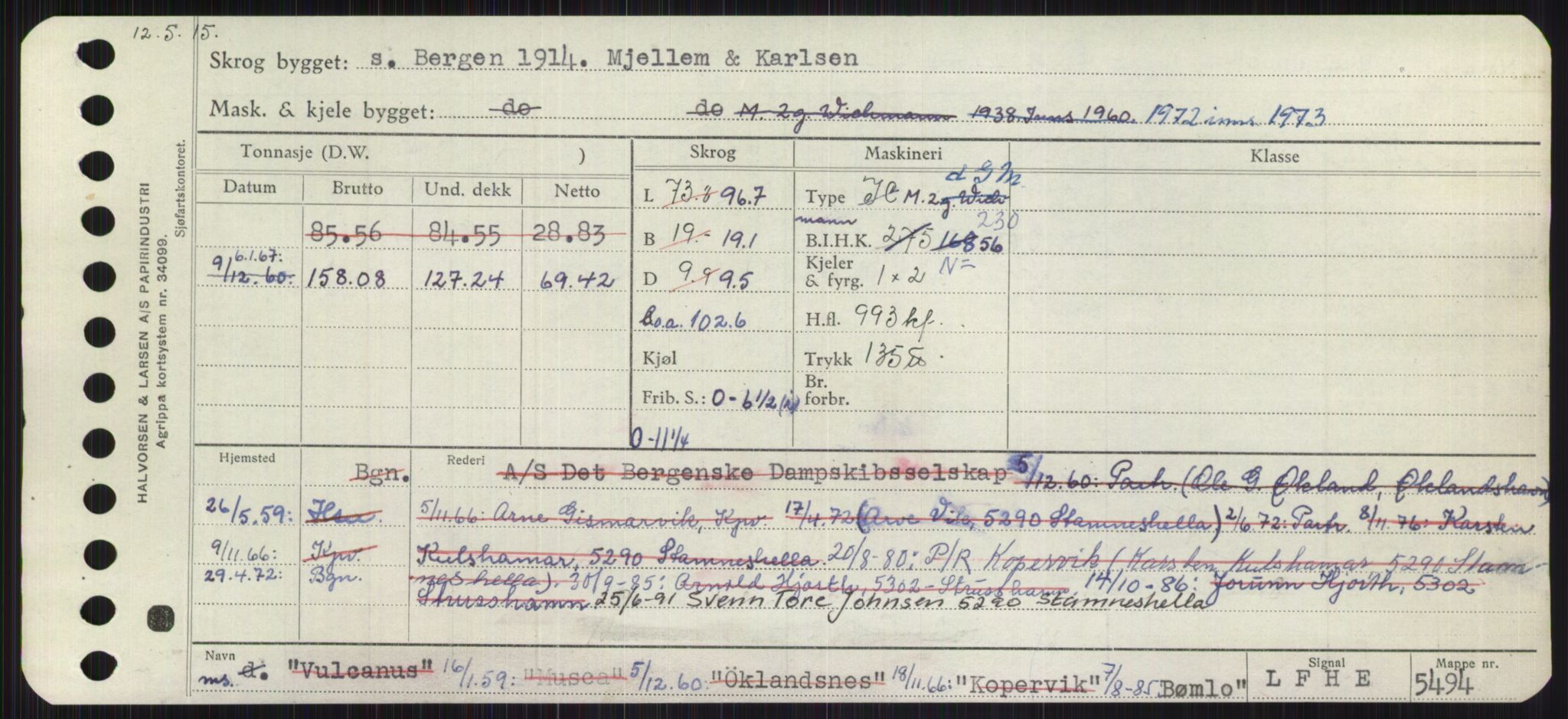 Sjøfartsdirektoratet med forløpere, Skipsmålingen, RA/S-1627/H/Ha/L0001/0002: Fartøy, A-Eig / Fartøy Bjør-Eig, p. 471