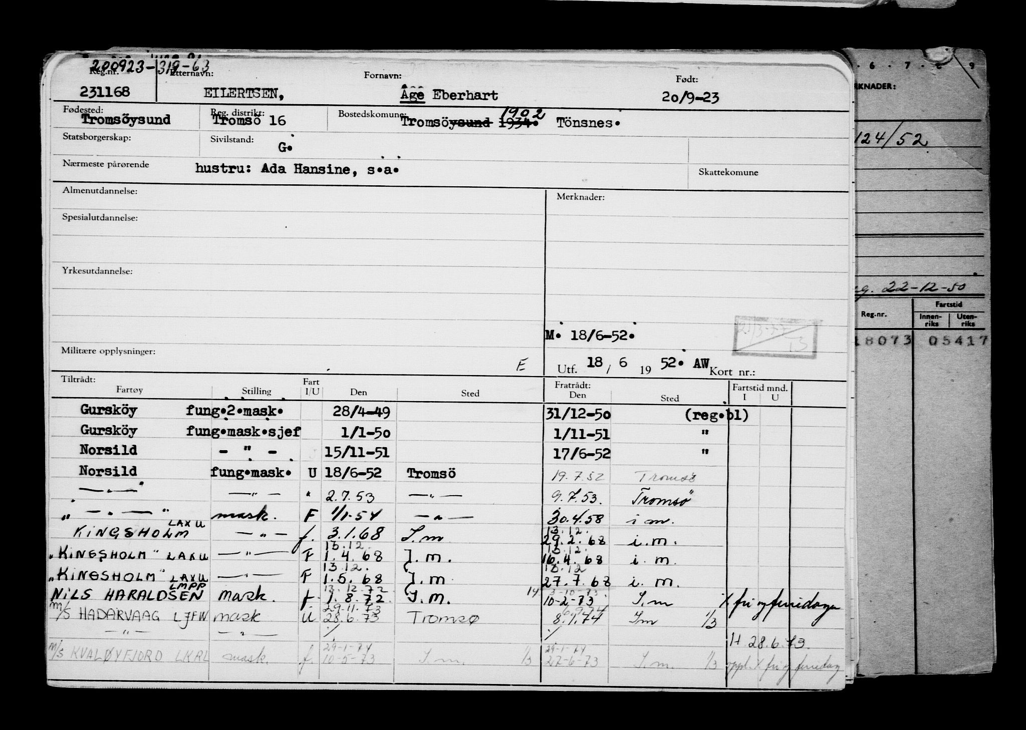 Direktoratet for sjømenn, AV/RA-S-3545/G/Gb/L0223: Hovedkort, 1923, p. 151