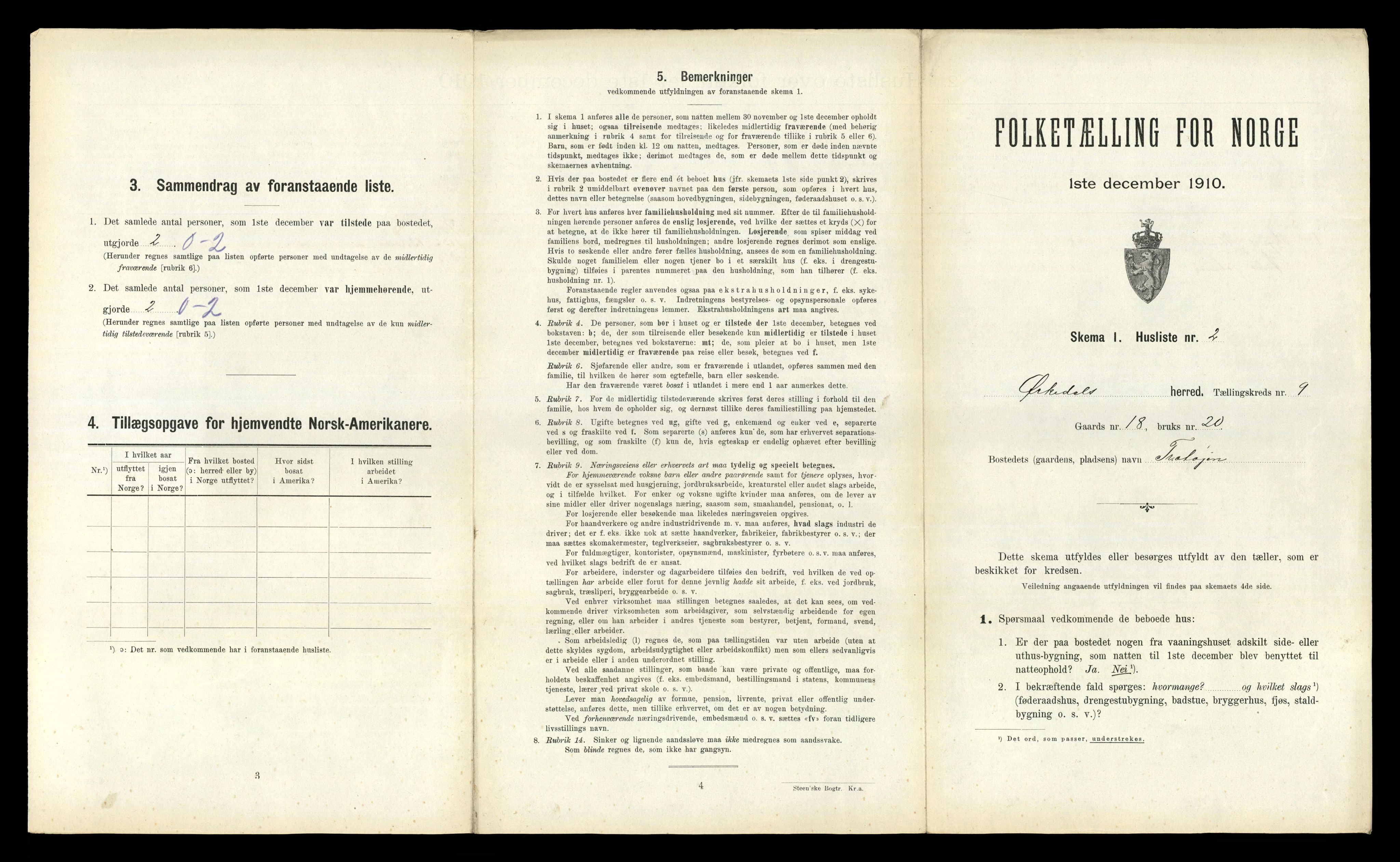 RA, 1910 census for Orkdal, 1910, p. 1935