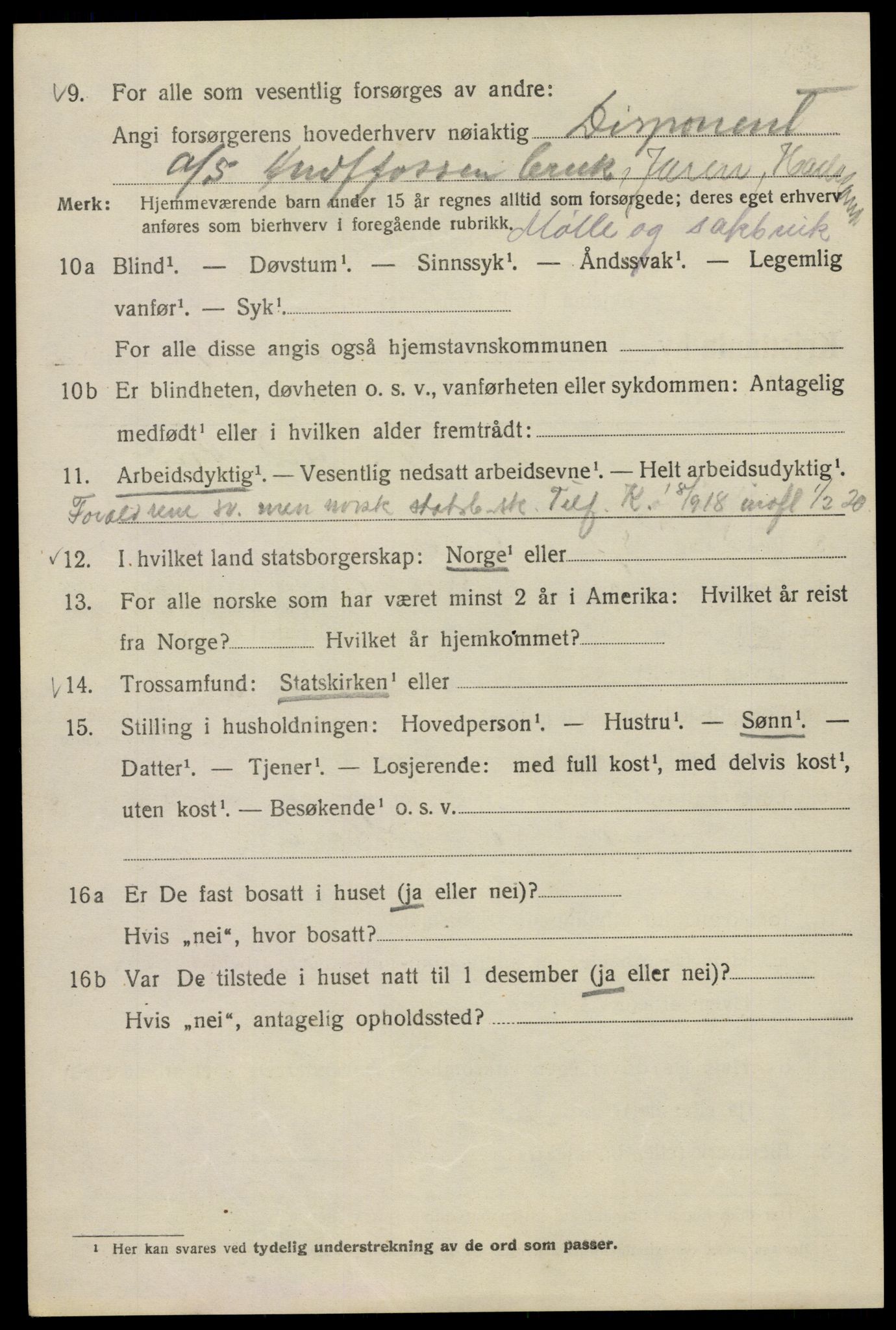 SAO, 1920 census for Kristiania, 1920, p. 152080