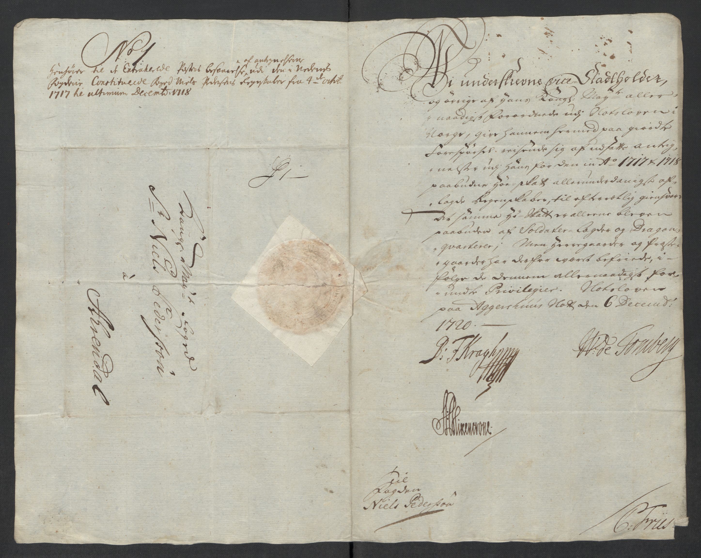 Rentekammeret inntil 1814, Reviderte regnskaper, Fogderegnskap, AV/RA-EA-4092/R39/L2328: Fogderegnskap Nedenes, 1718, p. 419