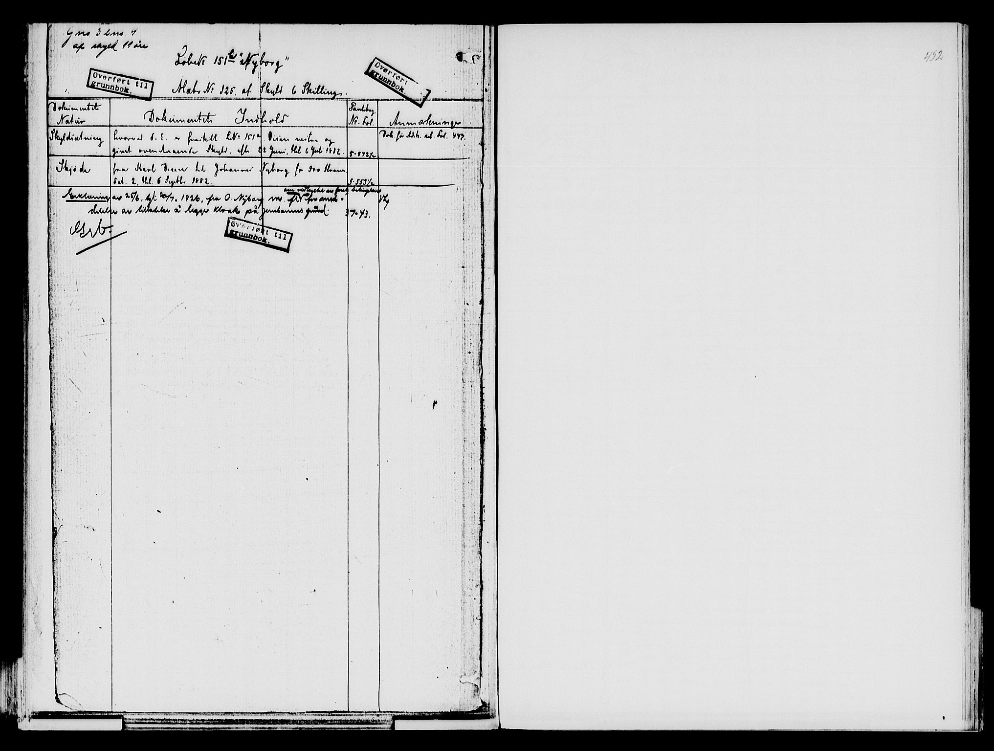 Nord-Hedmark sorenskriveri, SAH/TING-012/H/Ha/Had/Hade/L0001B: Mortgage register no. 4.1b, 1871-1940, p. 452